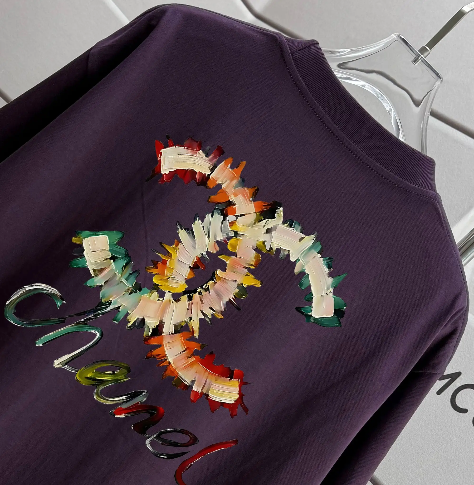 Logo Print Cotton Jersey T-Shirt D13012464 — view 3