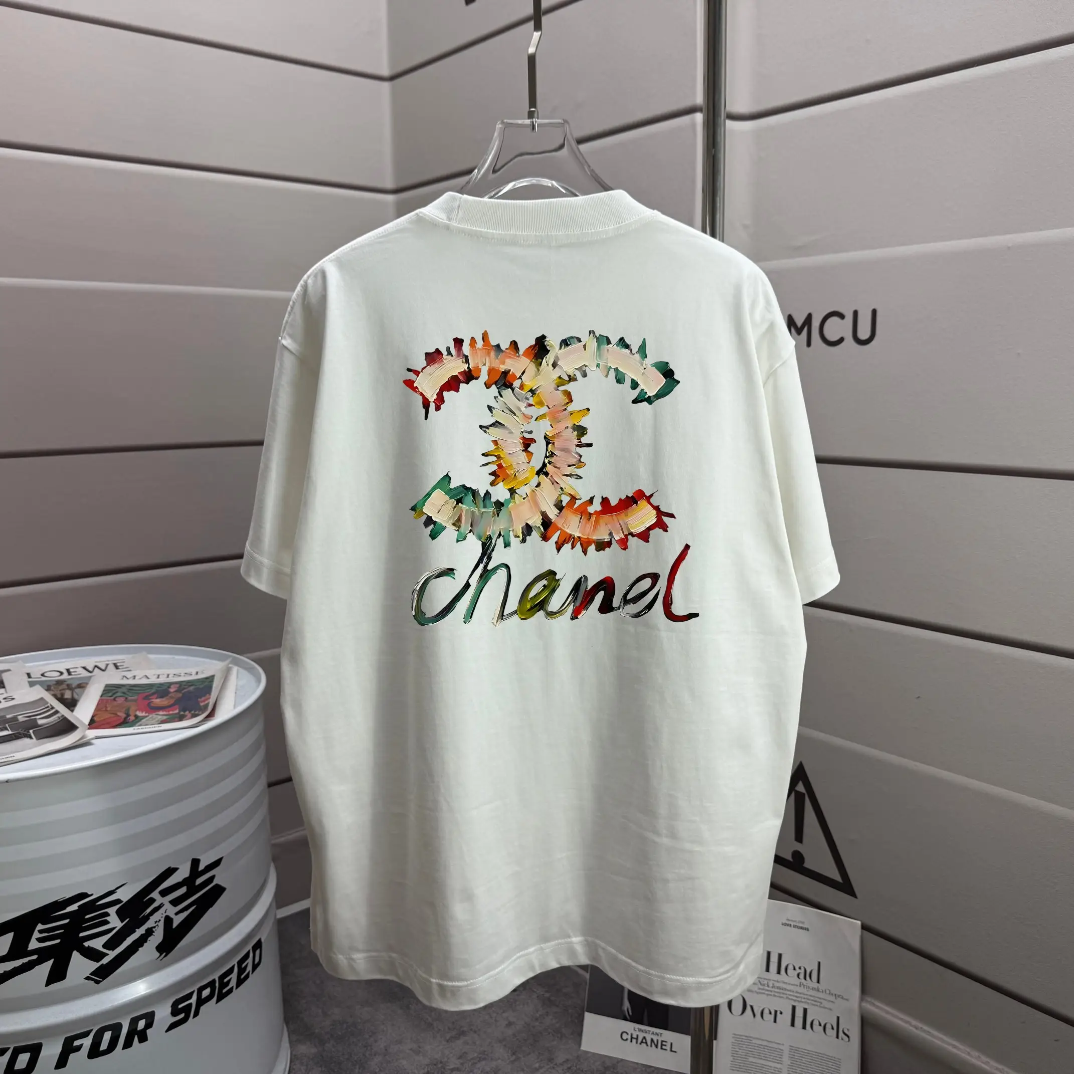 Logo Graphic Print Cotton T-Shirt D13012462