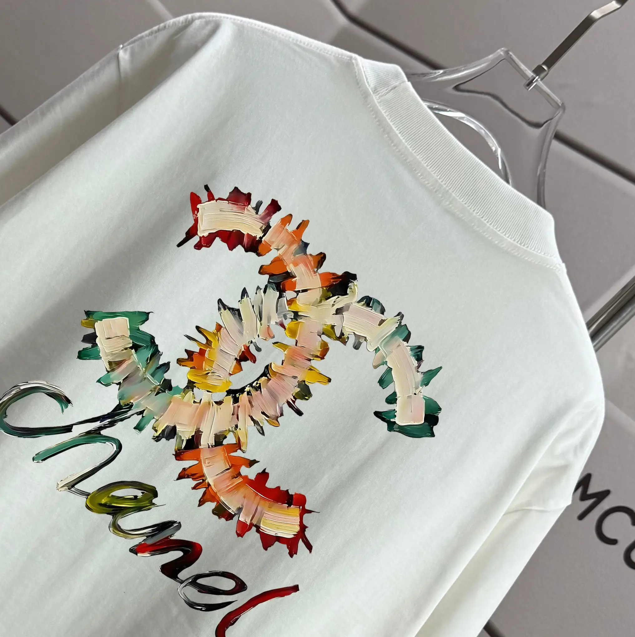 Logo Graphic Print Cotton T-Shirt D13012462 — view 3