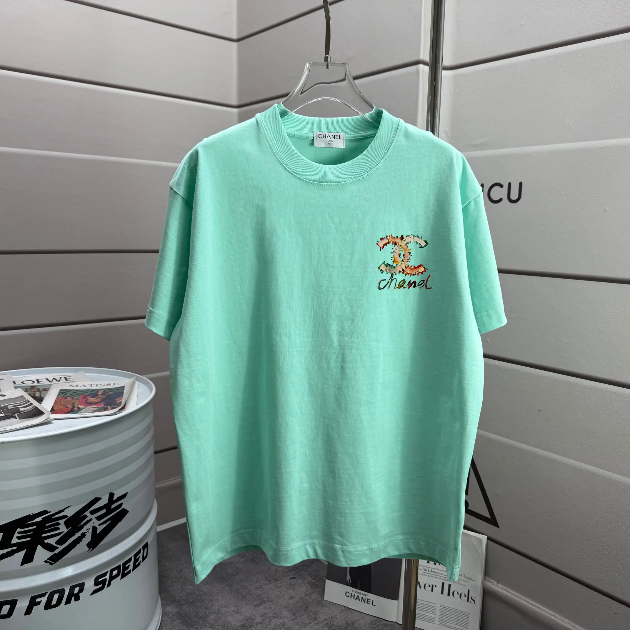 Logo Graphic Printed Cotton T-Shirt D13012465 — view 2