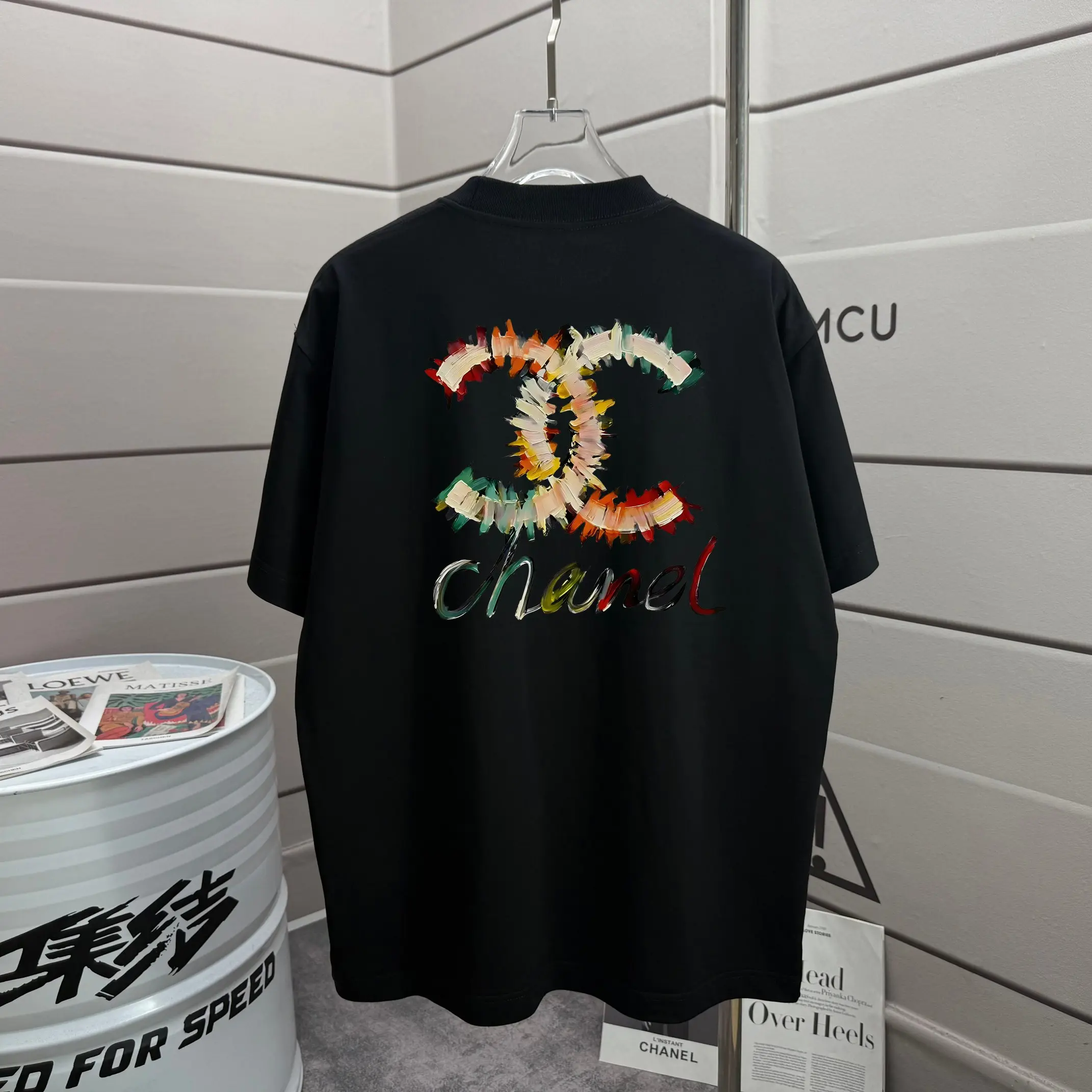 Logo Graphic Print Cotton T-Shirt D13012463
