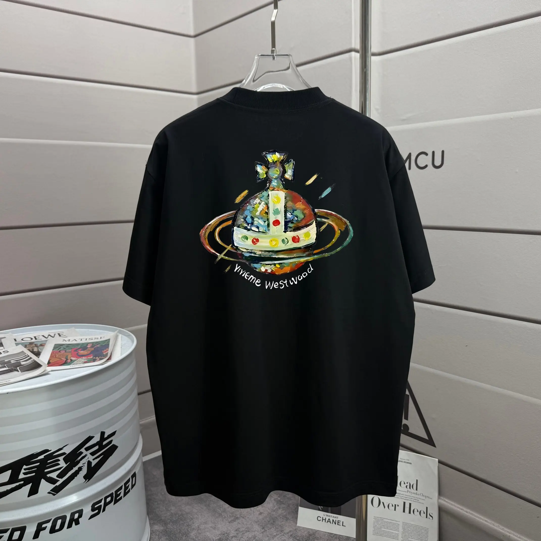Orb Graphic Print Cotton T-Shirt D13012598