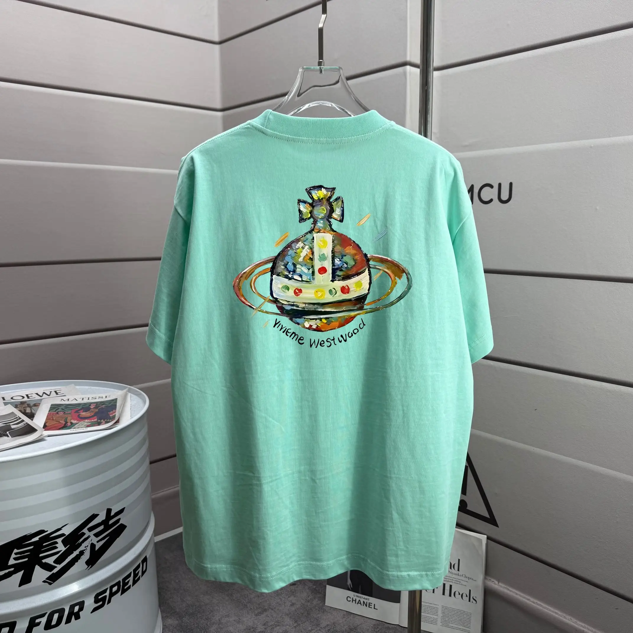 Orb Graphic Print Cotton T-Shirt D13012461