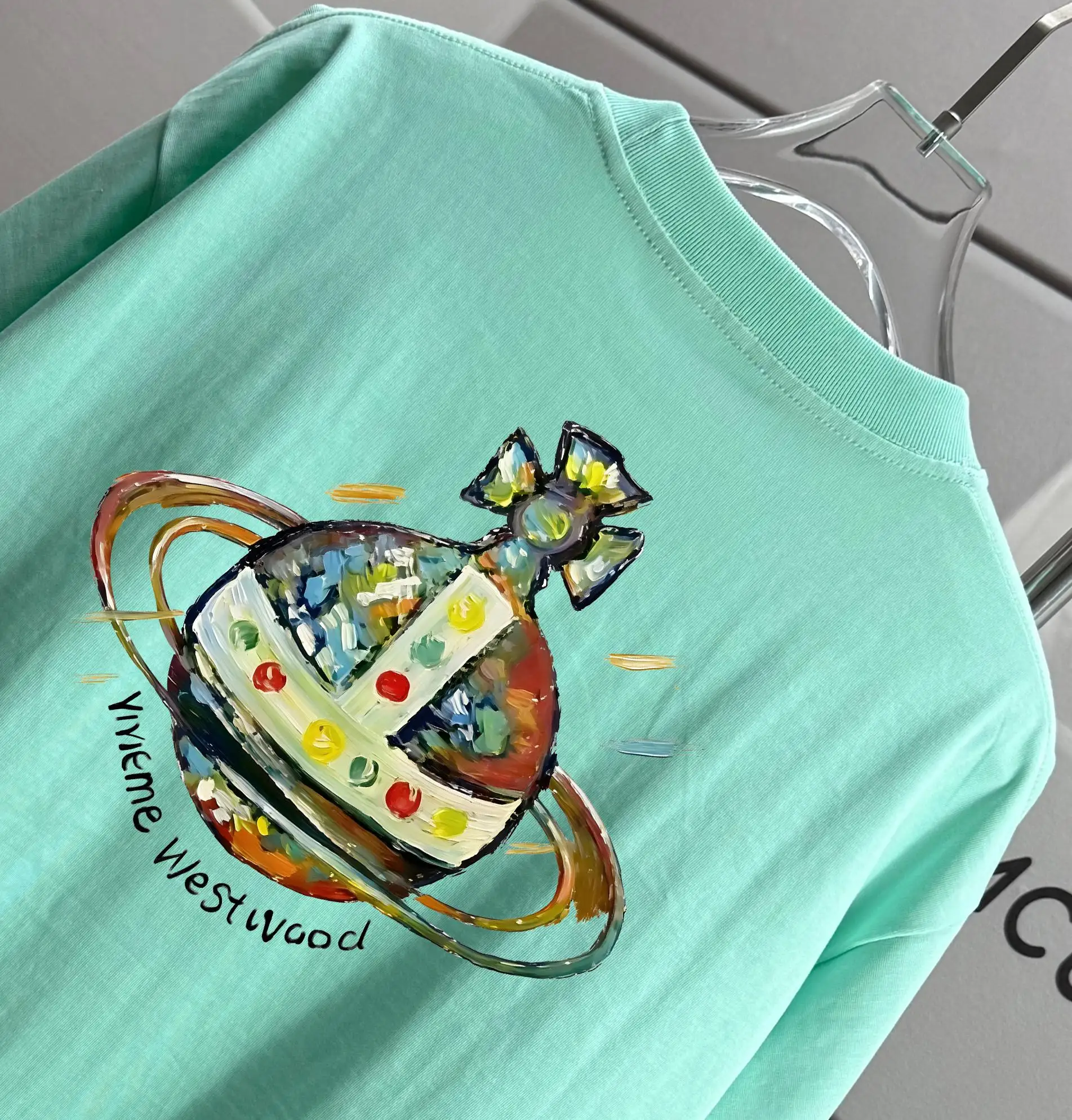 Orb Graphic Print Cotton T-Shirt D13012461 — view 3