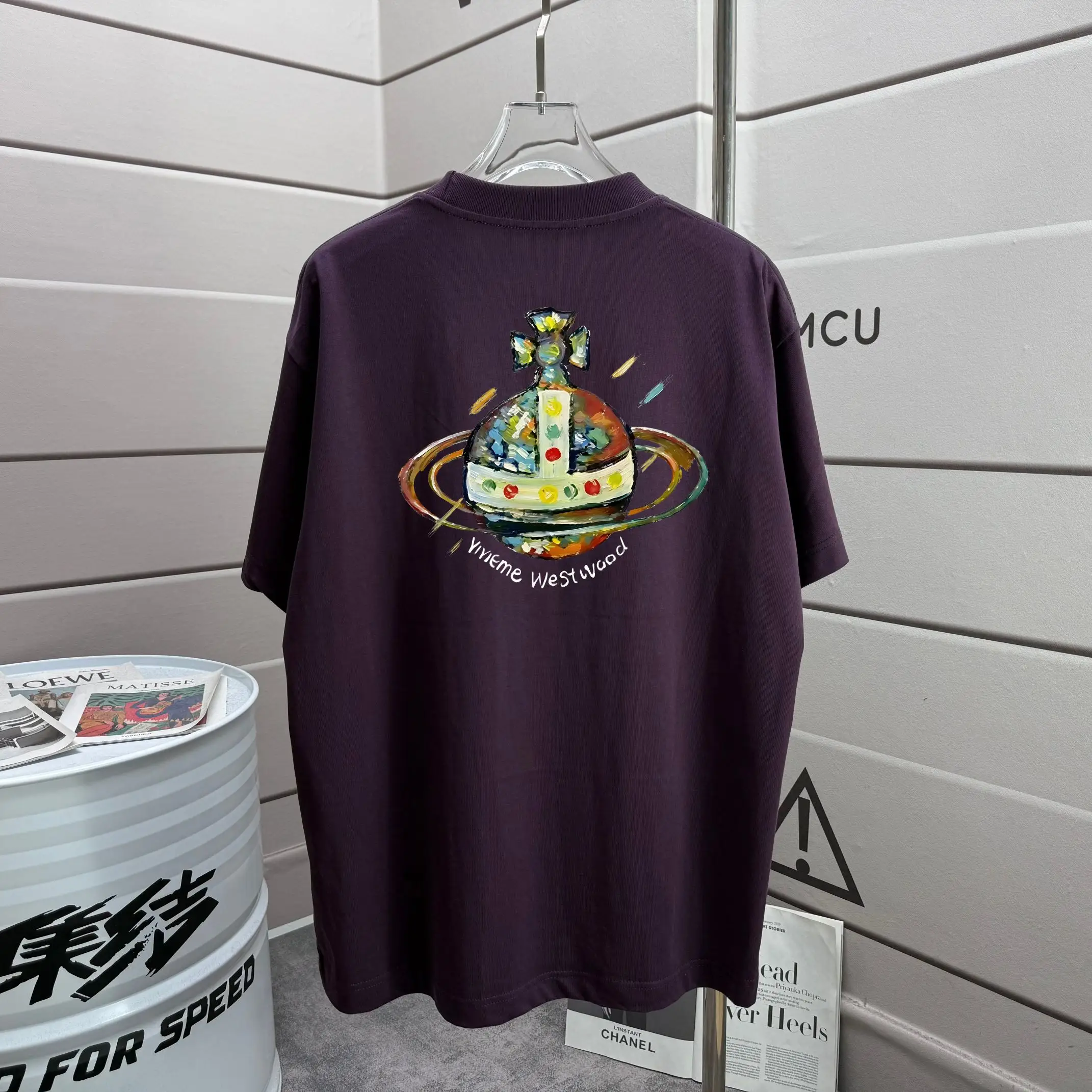 Orb Graphic Print Cotton T-Shirt D13012460