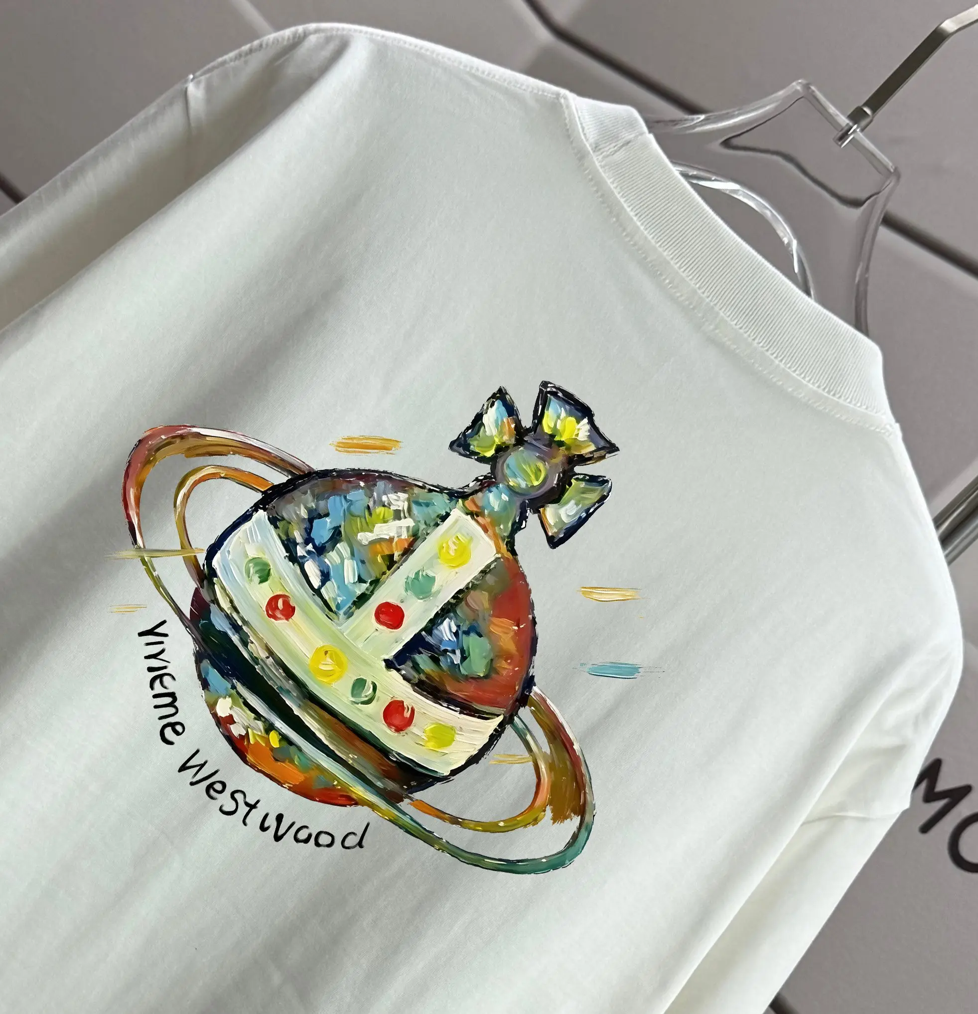 Orb Graphic Print Cotton T-Shirt D13012597 — view 3