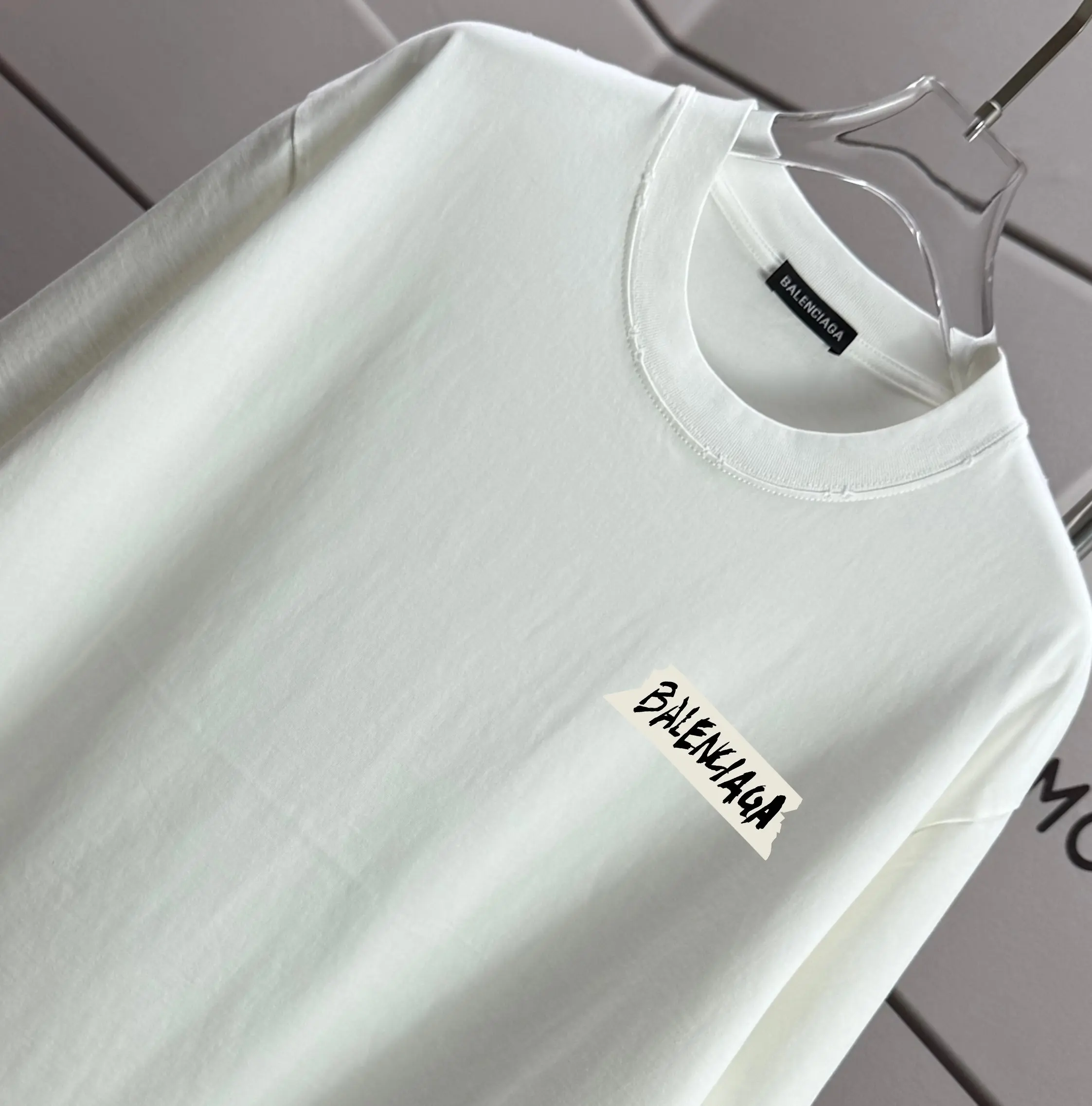 Logo-Print Distressed Cotton-Jersey T-Shirt D14015600 — view 3
