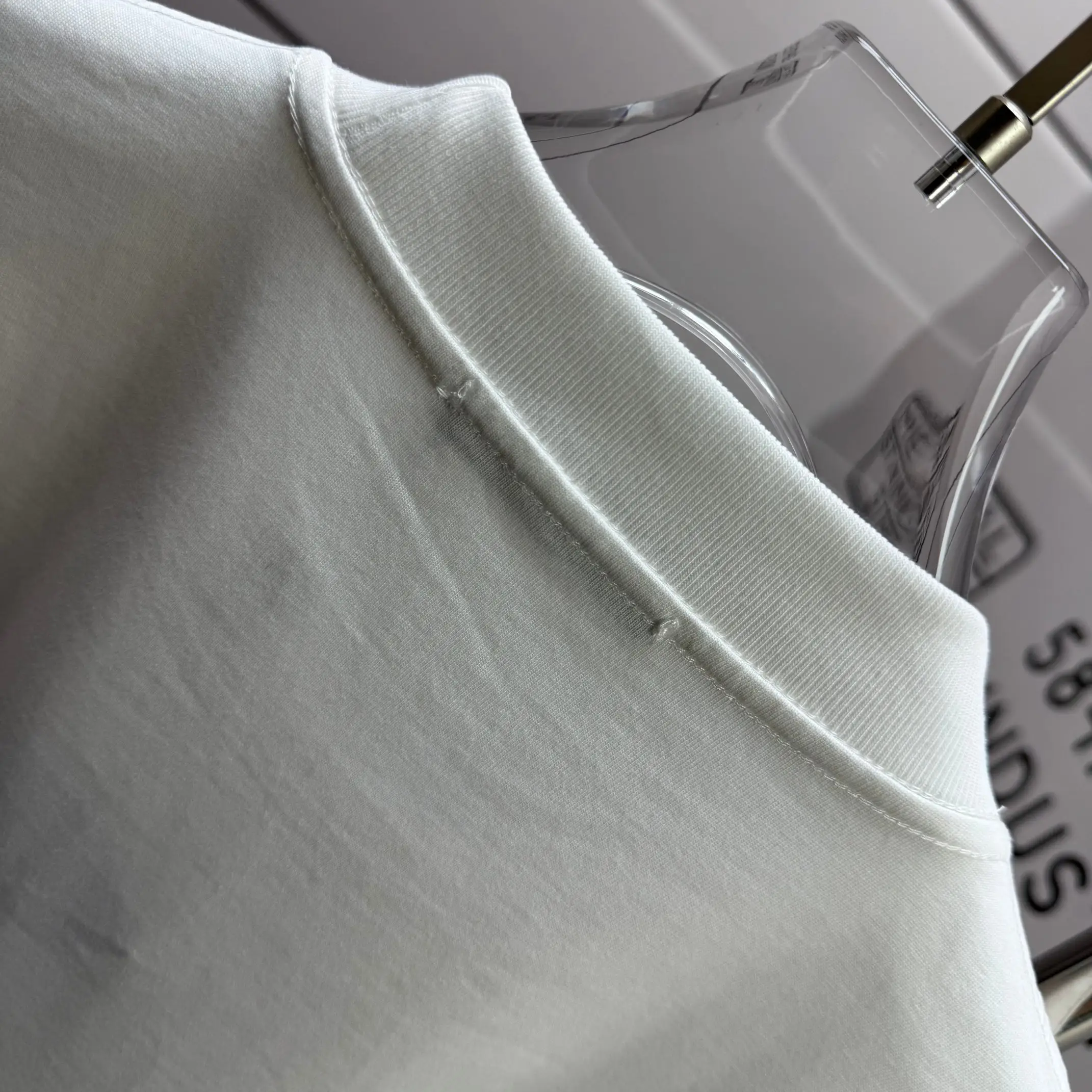 Logo Flocked Cotton Jersey T-Shirt D14012544 — view 8