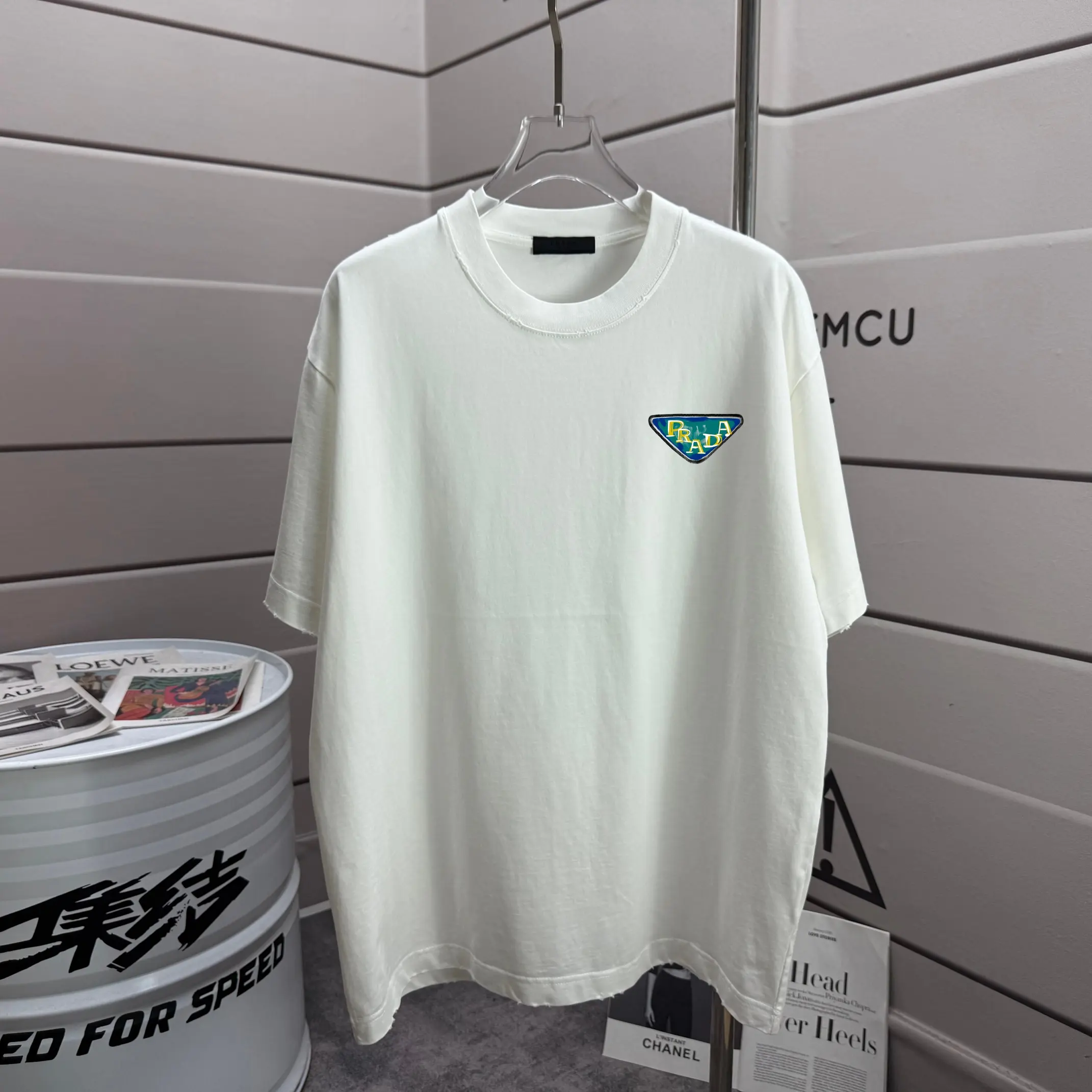 Logo Graphic Distressed Cotton T-Shirt D14015596 — view 2