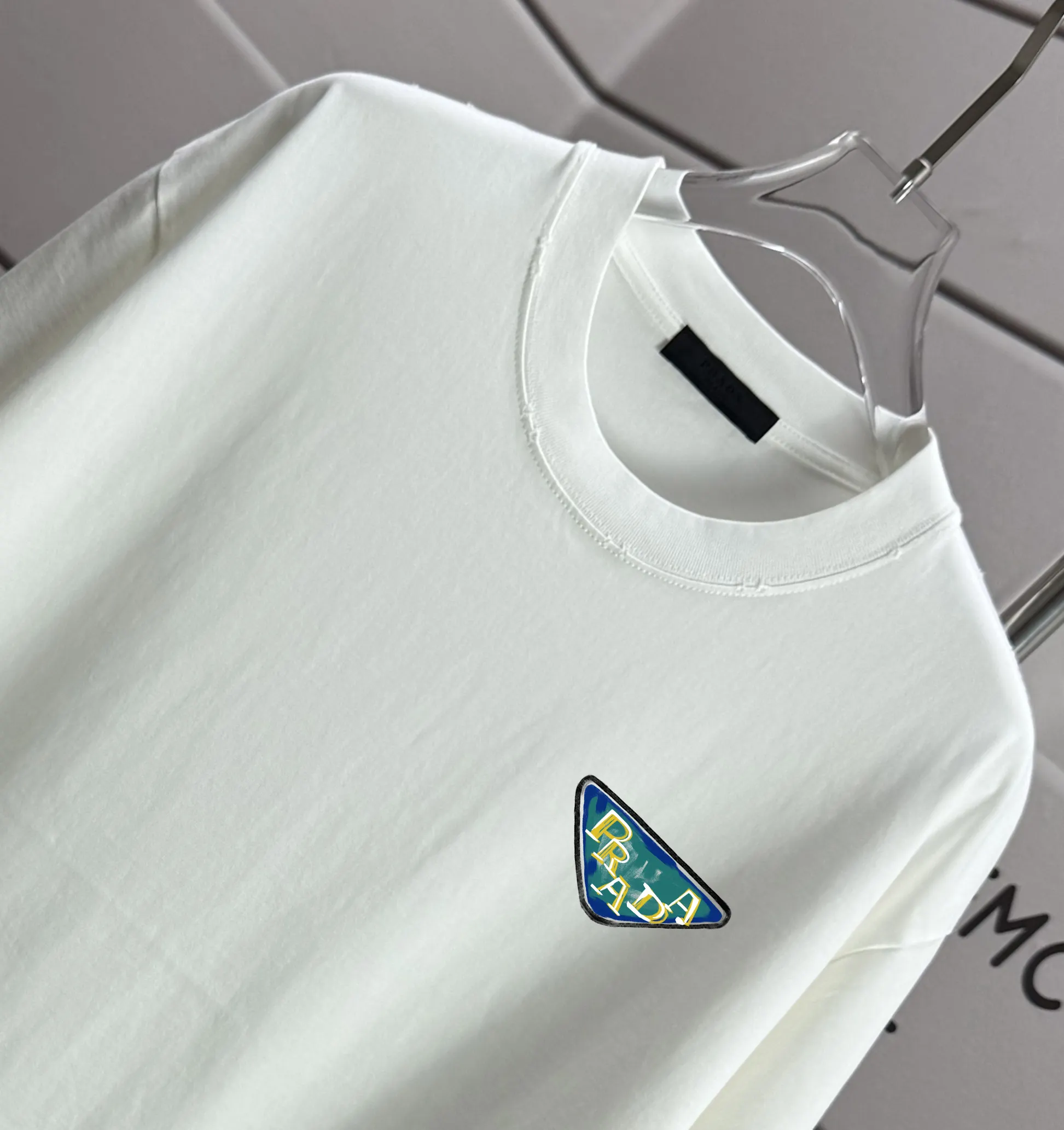 Logo Graphic Distressed Cotton T-Shirt D14015596 — view 3