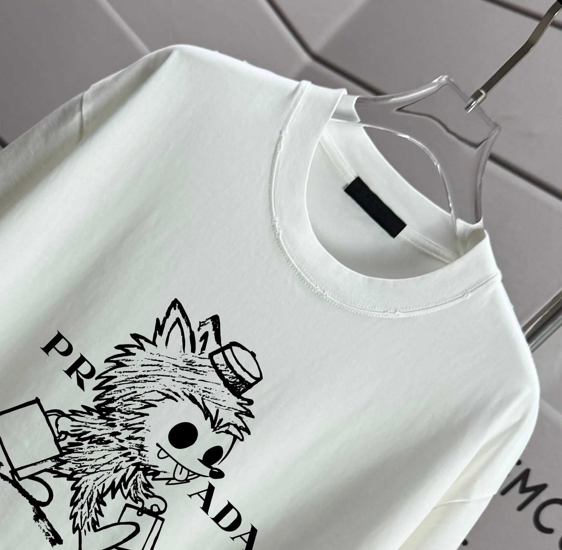 Graphic Character Logo Cotton T-Shirt D14012565 — view 3