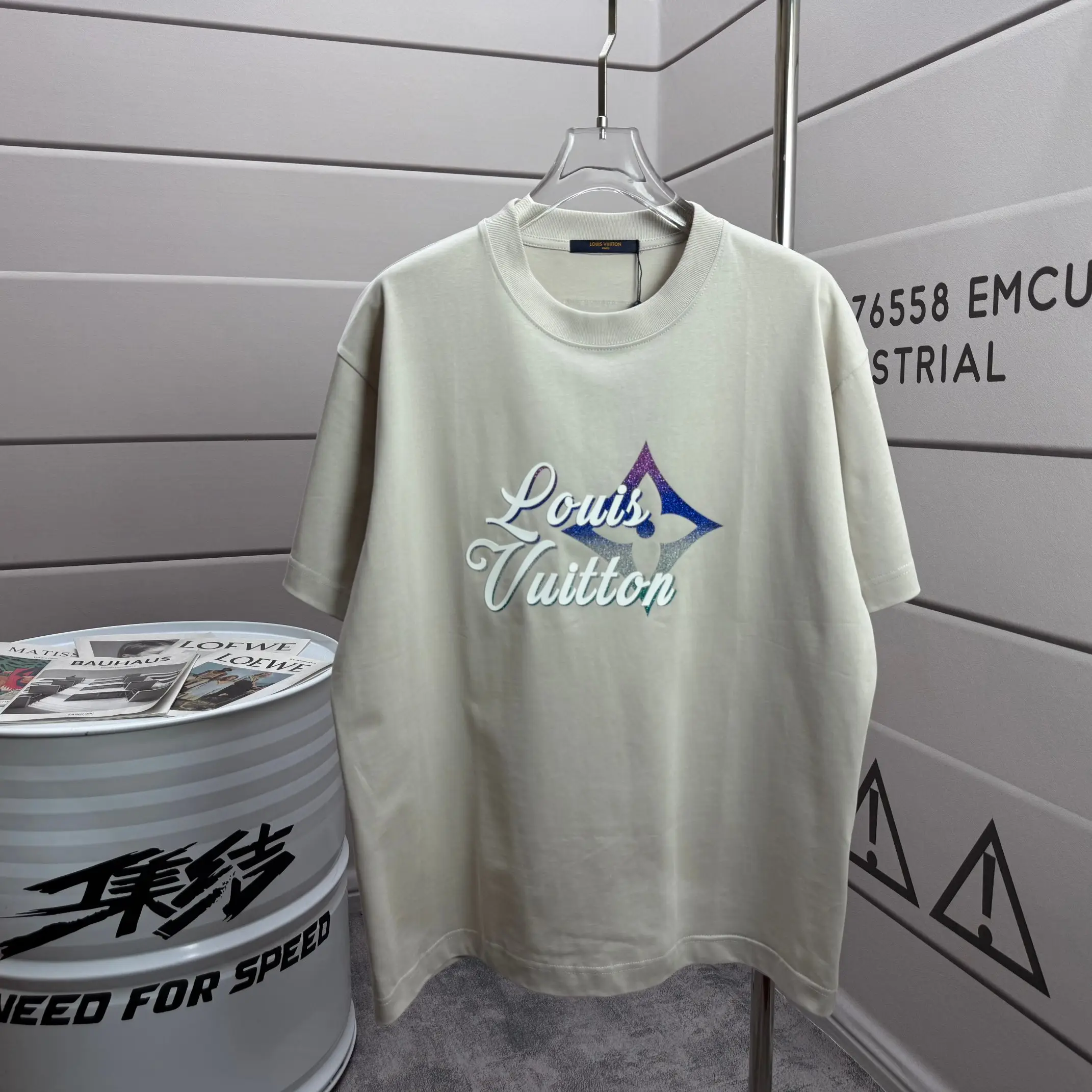 Logo Graphic Cotton T-Shirt D14015541