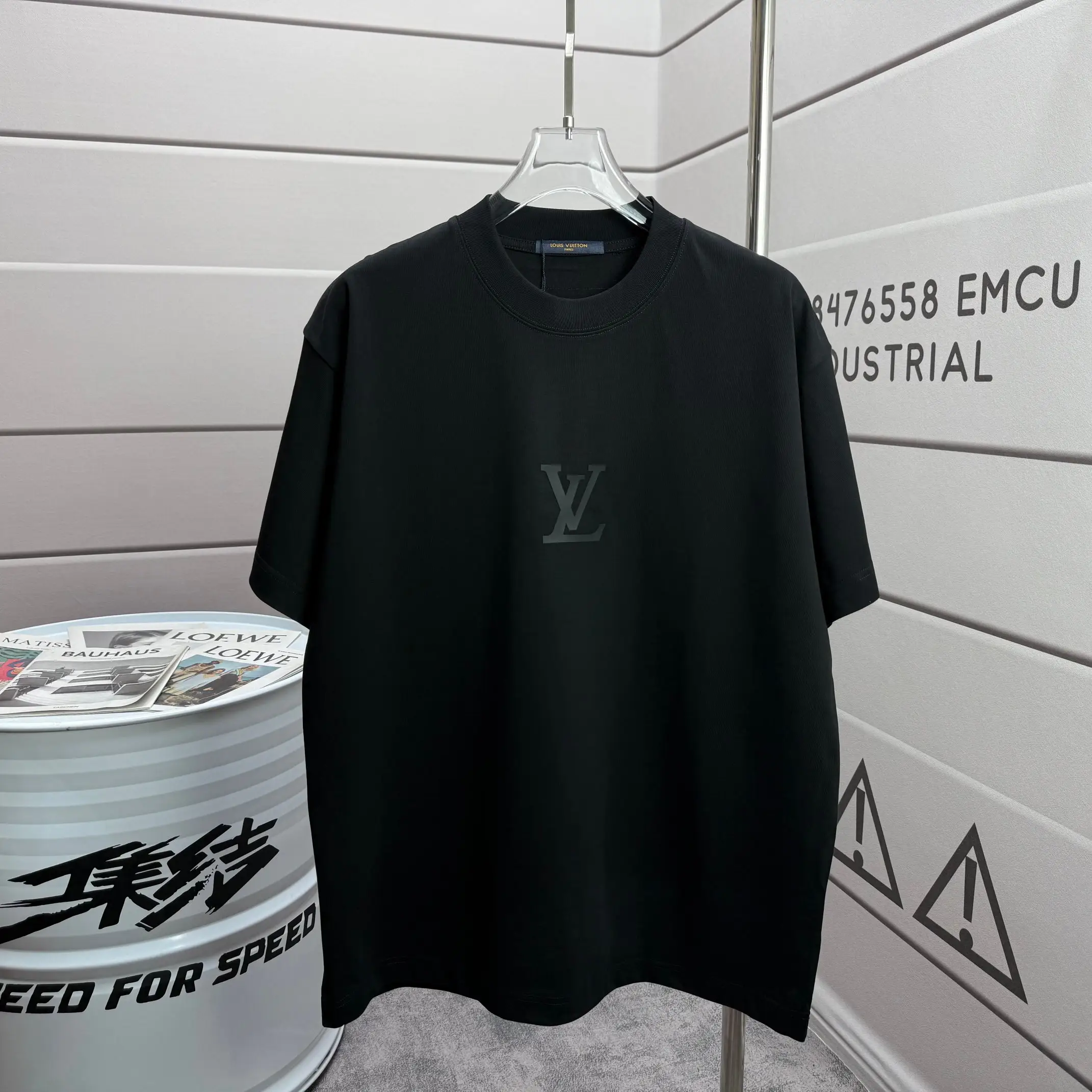 Logo Silicone Print Cotton T-Shirt D14015537