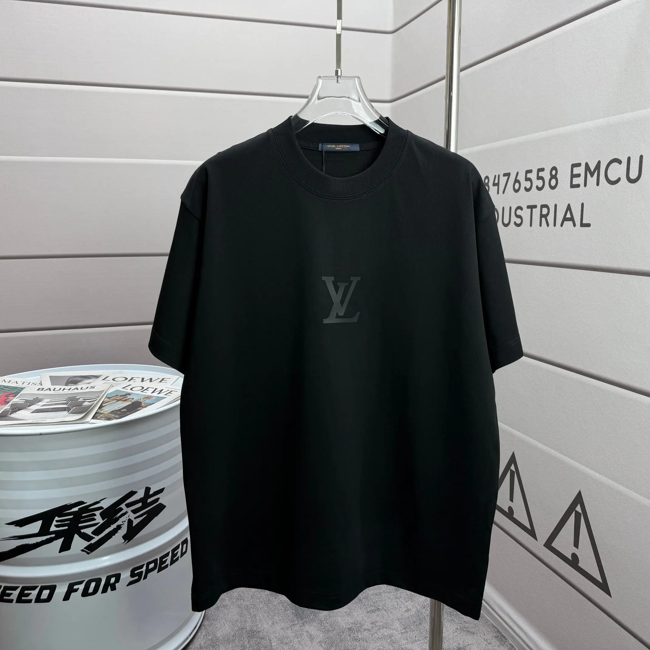 Logo Silicone Print Cotton T-Shirt D14015537