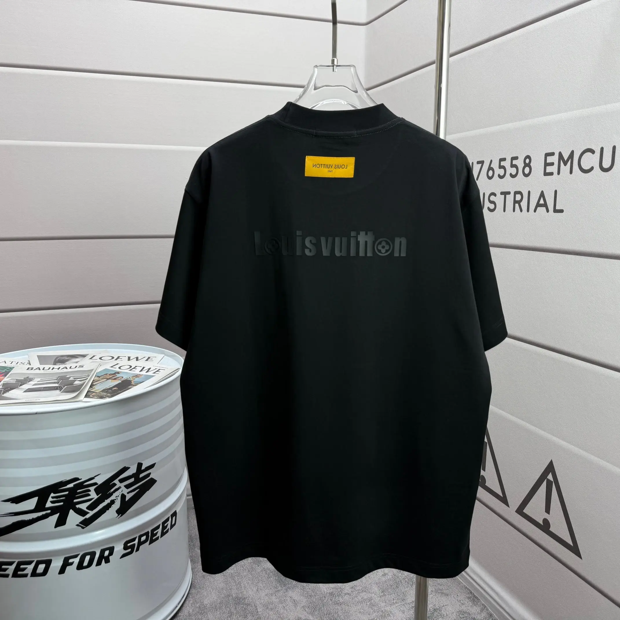 Logo Silicone Print Cotton T-Shirt D14015537 — view 2