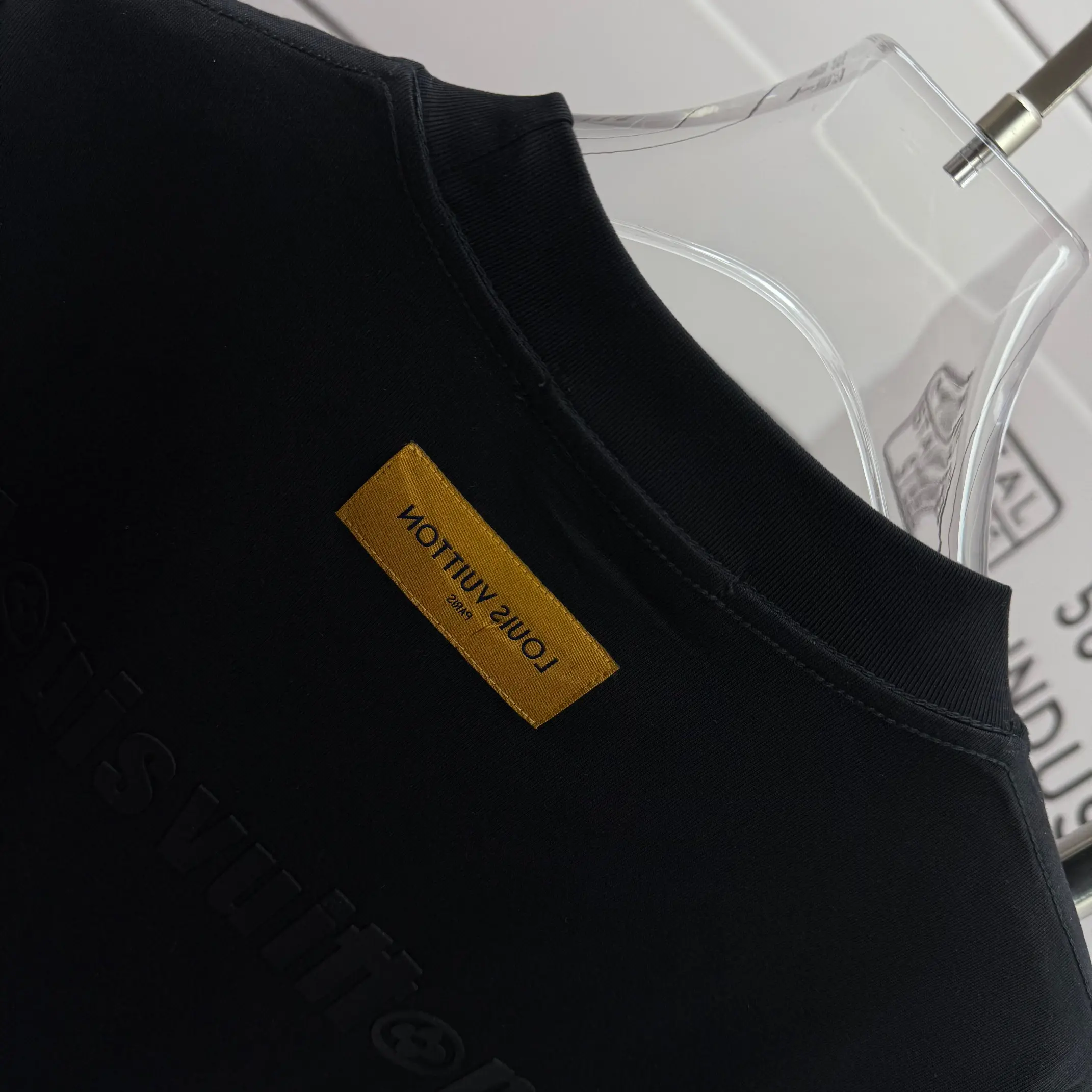 Logo Silicone Print Cotton T-Shirt D14015537 — view 8