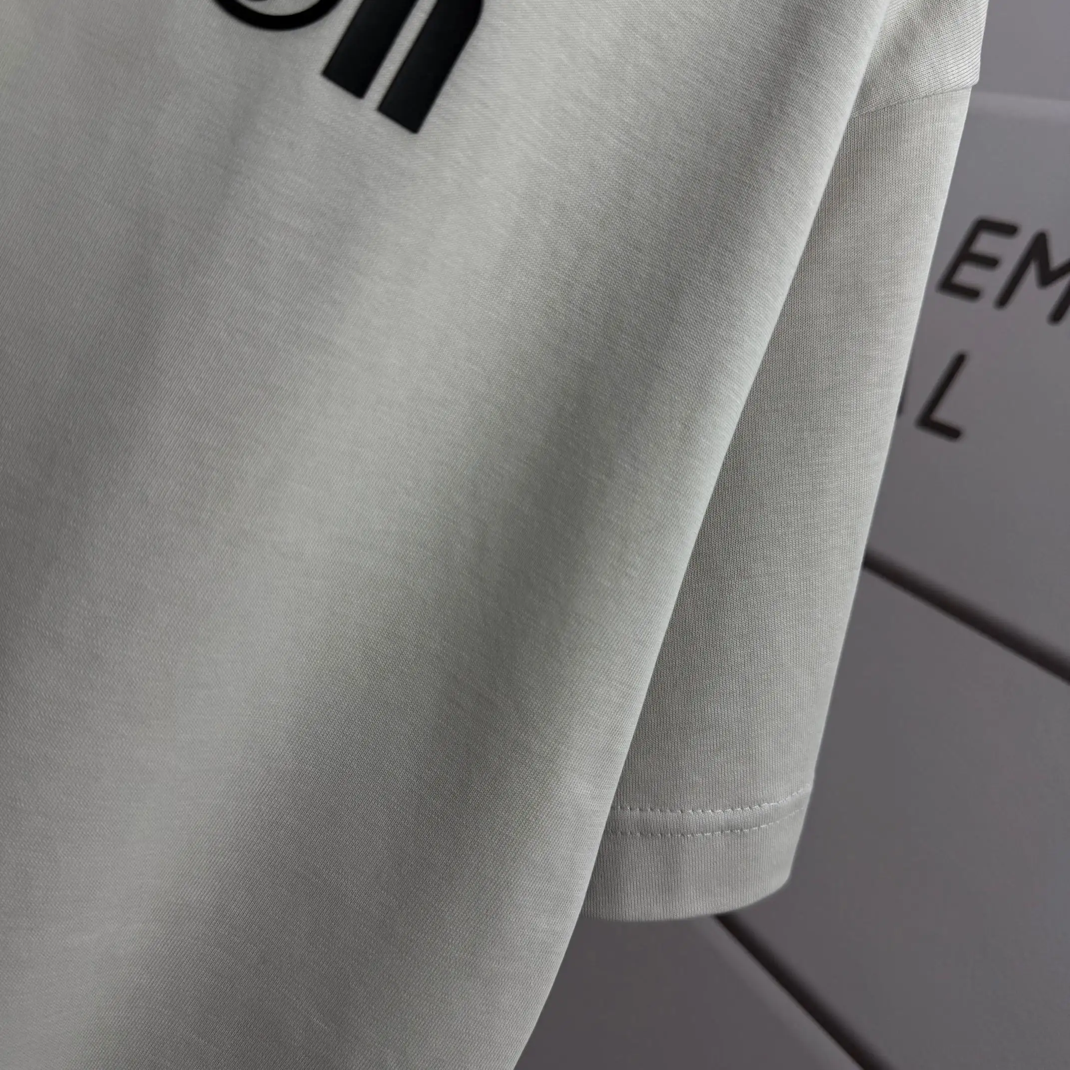 LV Logo Silicone Print Cotton T-Shirt D14015538 — view 6