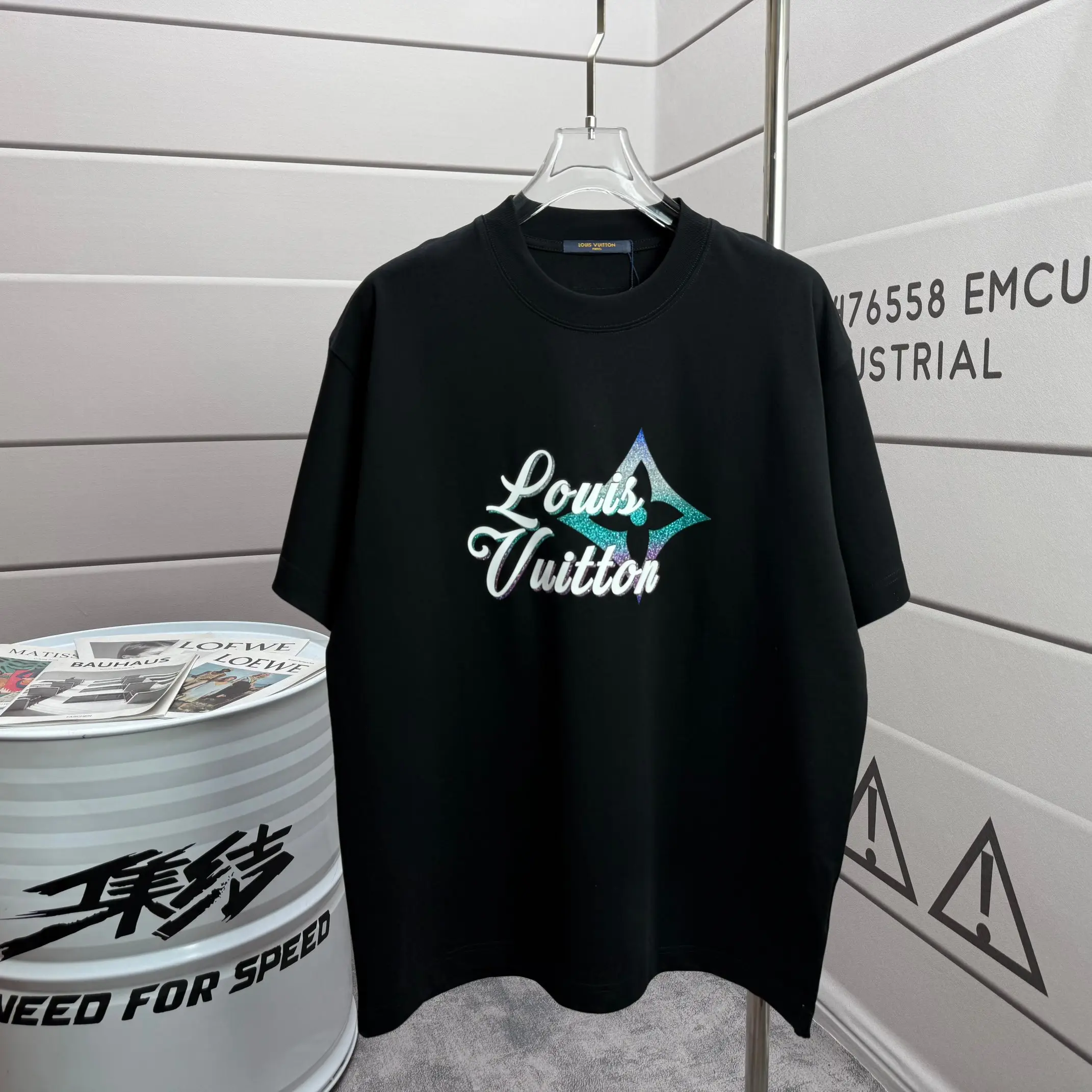 Logo Print Cotton Jersey T-Shirt D14015540