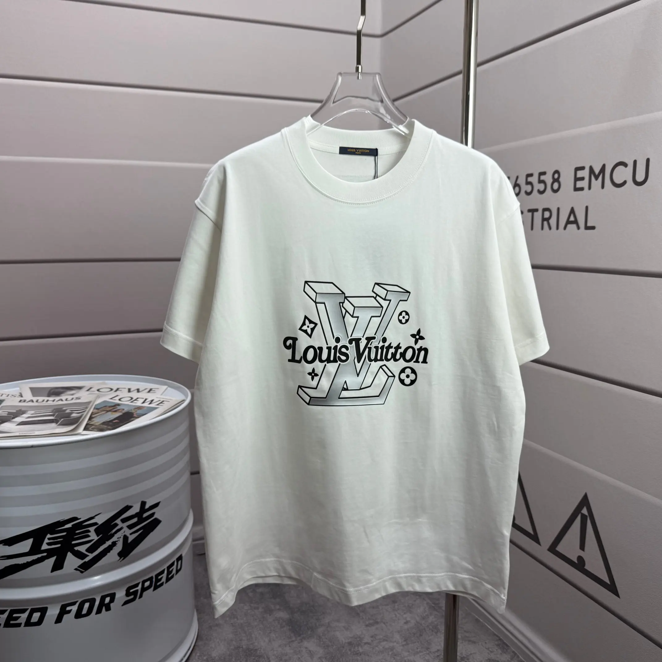 Logo Graphic Cotton T-Shirt D14015533