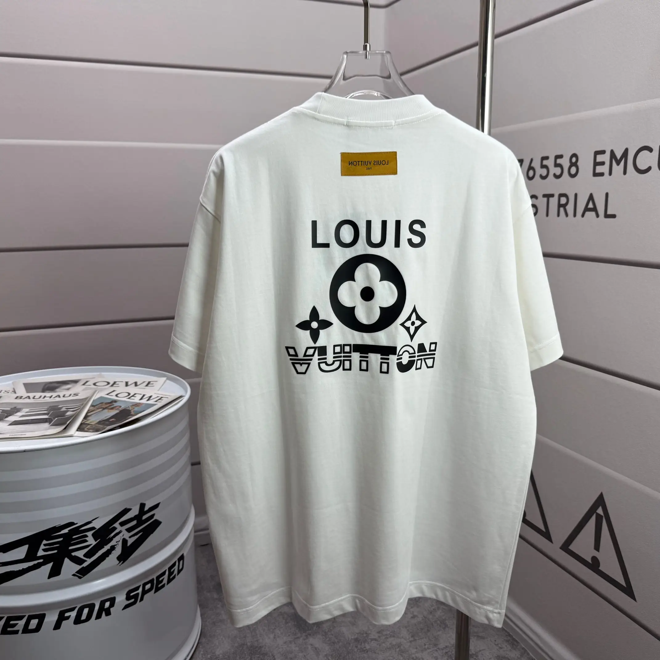 Logo Print Cotton Jersey T-Shirt D14012546