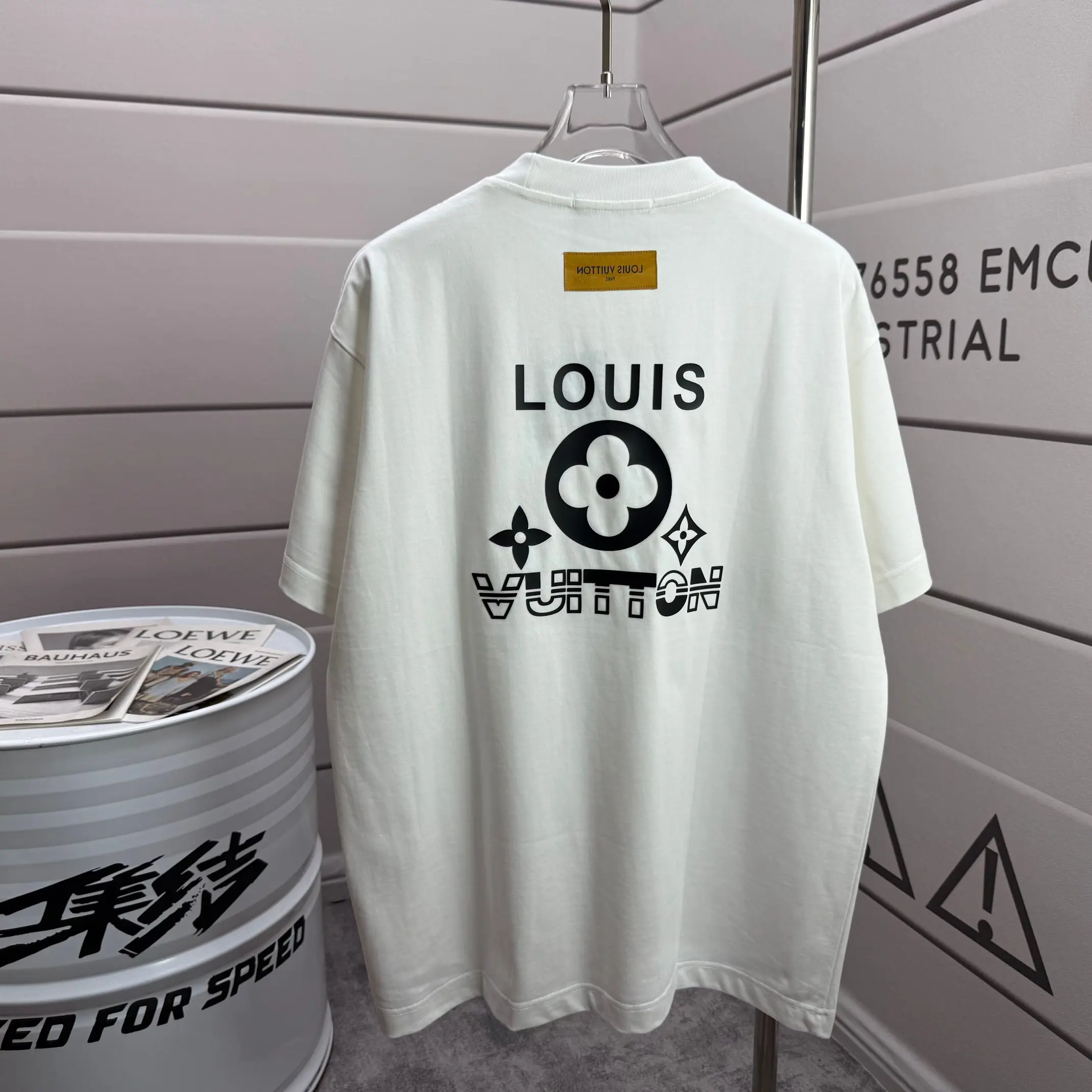 Logo Print Cotton Jersey T-Shirt D14012546