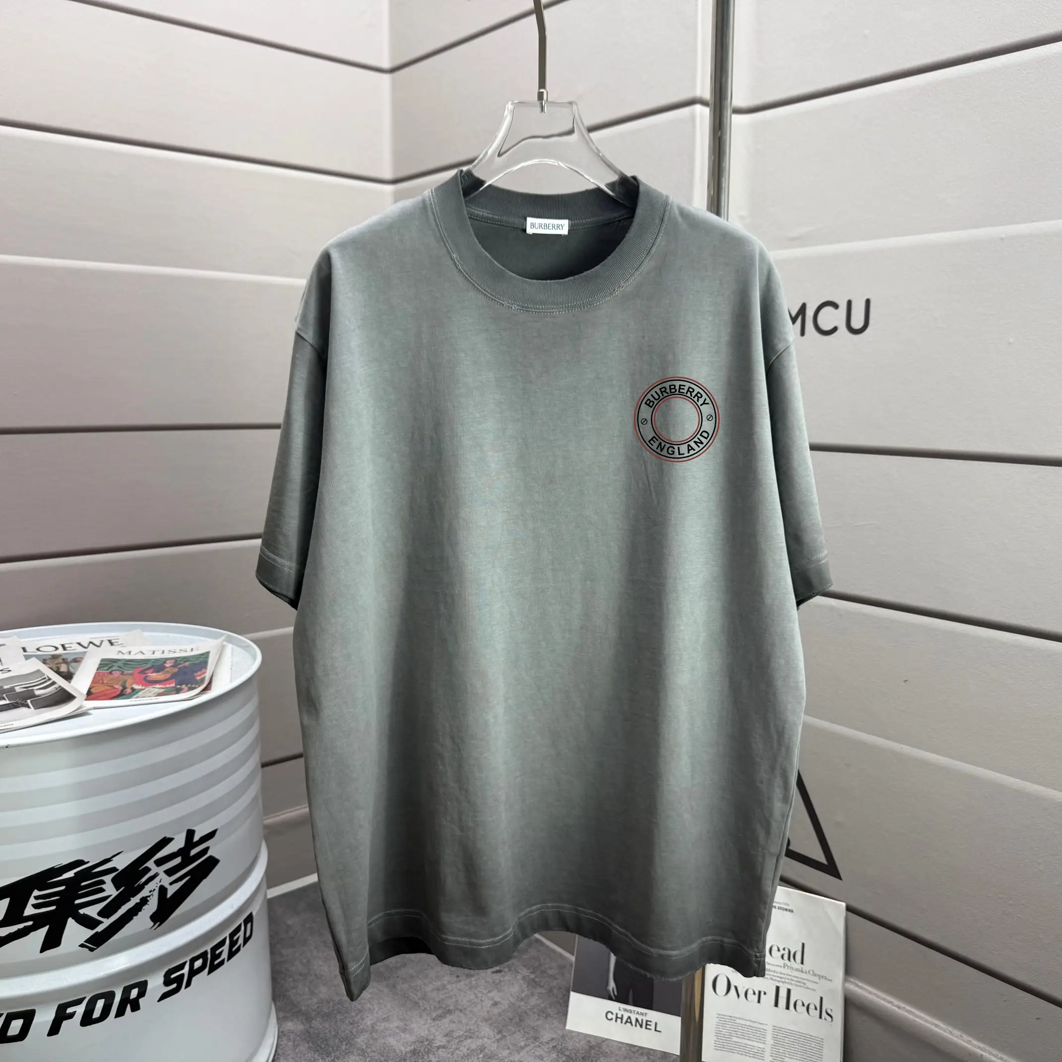 Logo Graphic Washed Cotton T-Shirt D14012551