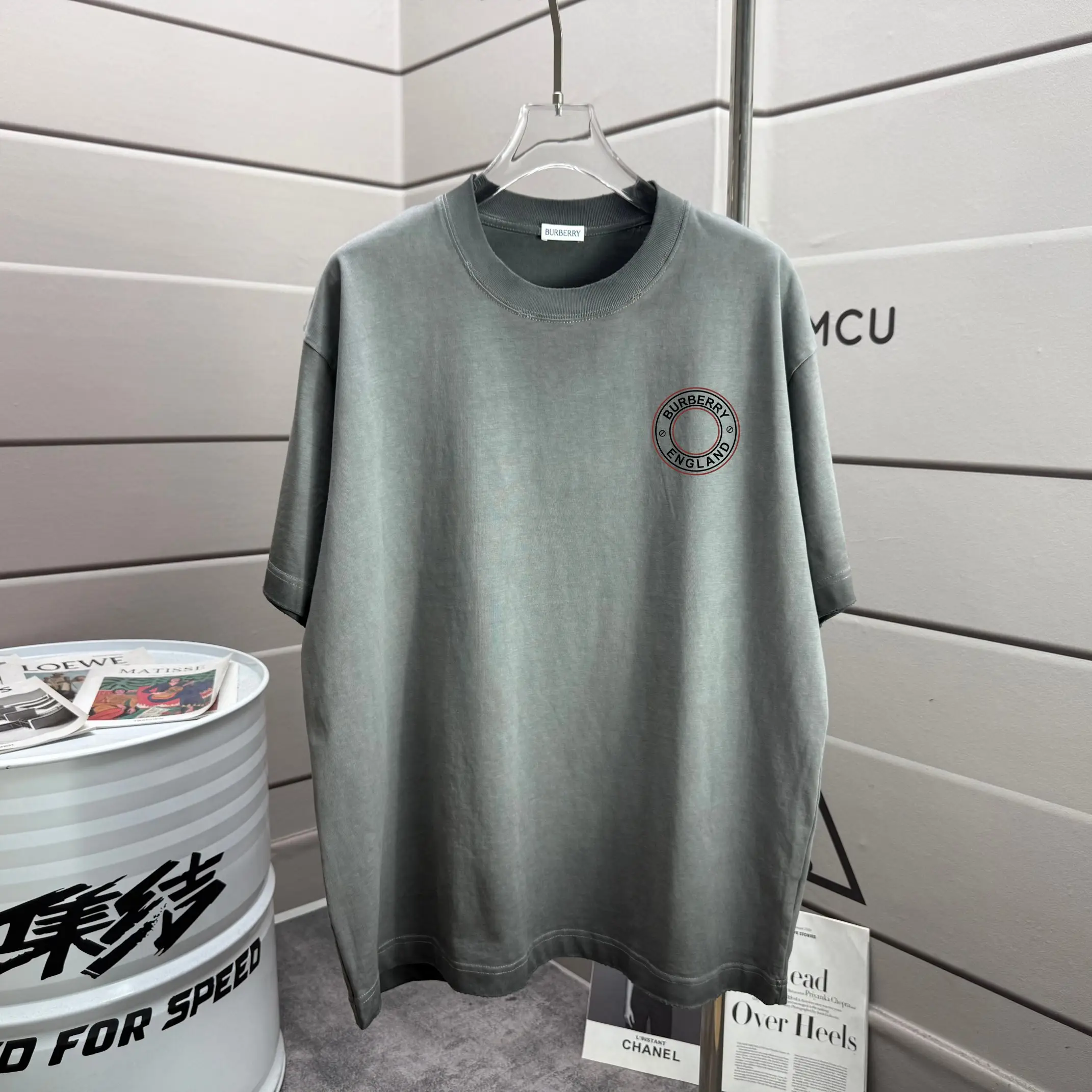 Logo Graphic Washed Cotton T-Shirt D14012551