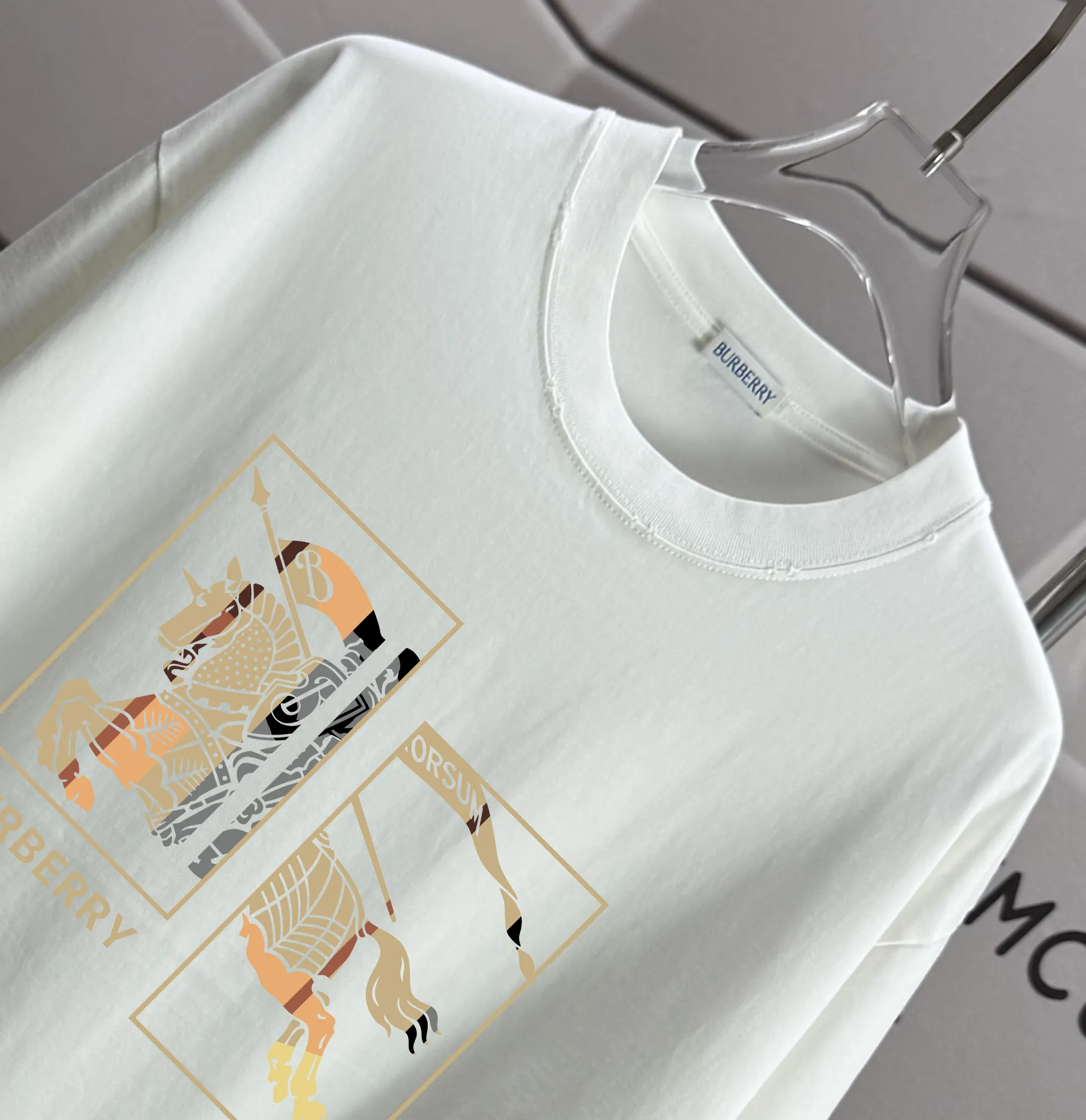 Logo Graphic Distressed Cotton T-Shirt D14012553 — view 3