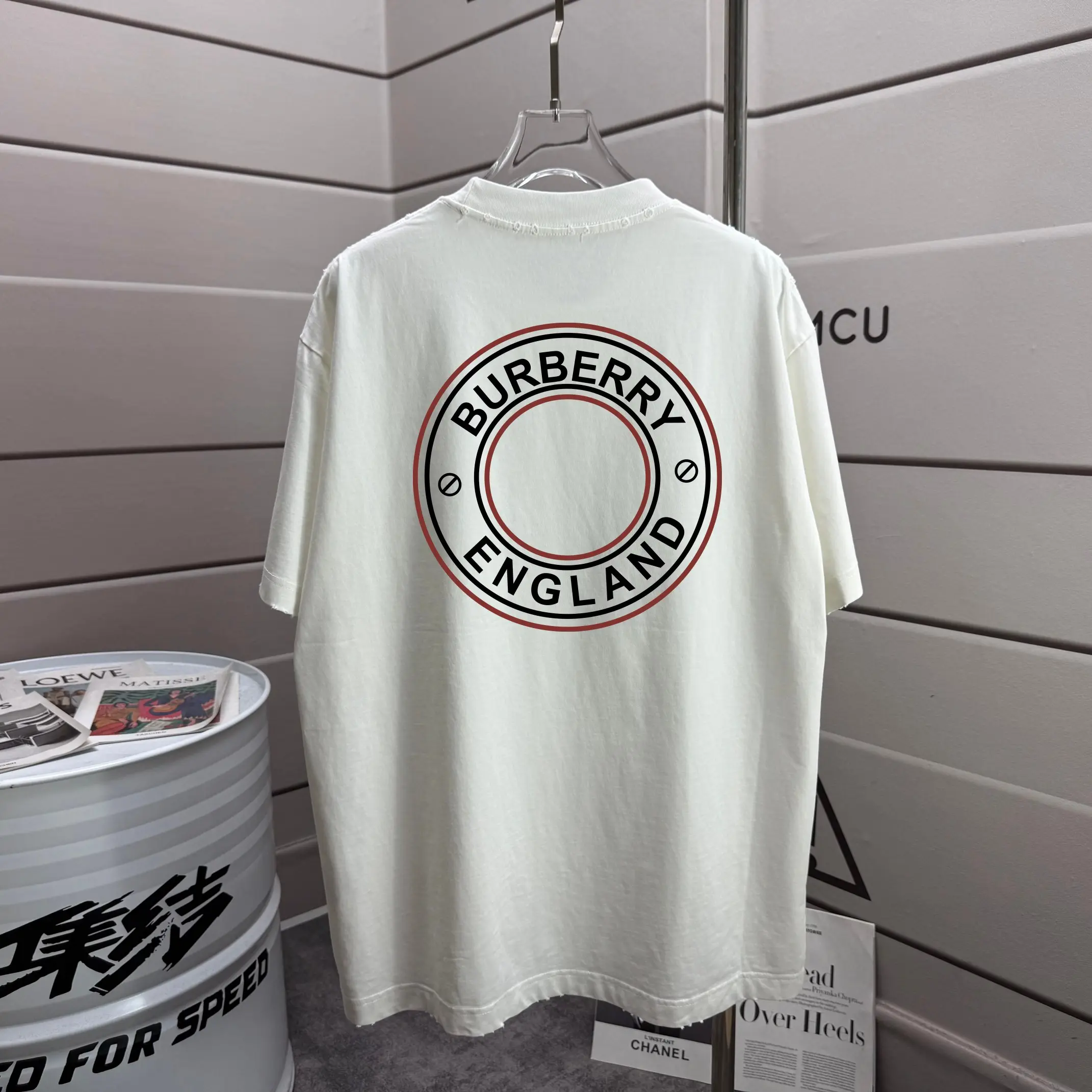 Logo Graphic Distressed Cotton T-Shirt D14012549 — view 2