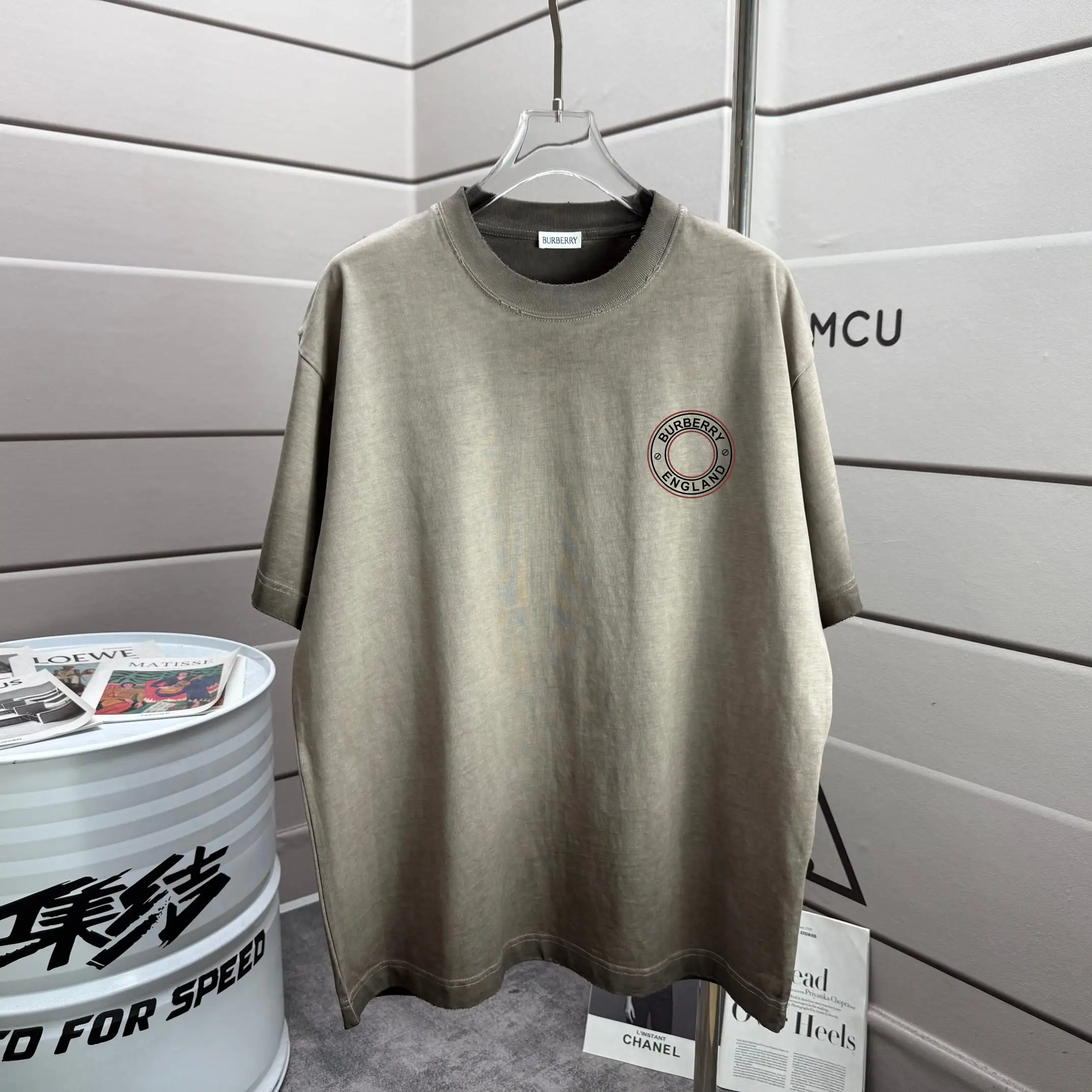 Logo Graphic Washed Cotton T-Shirt D14012552