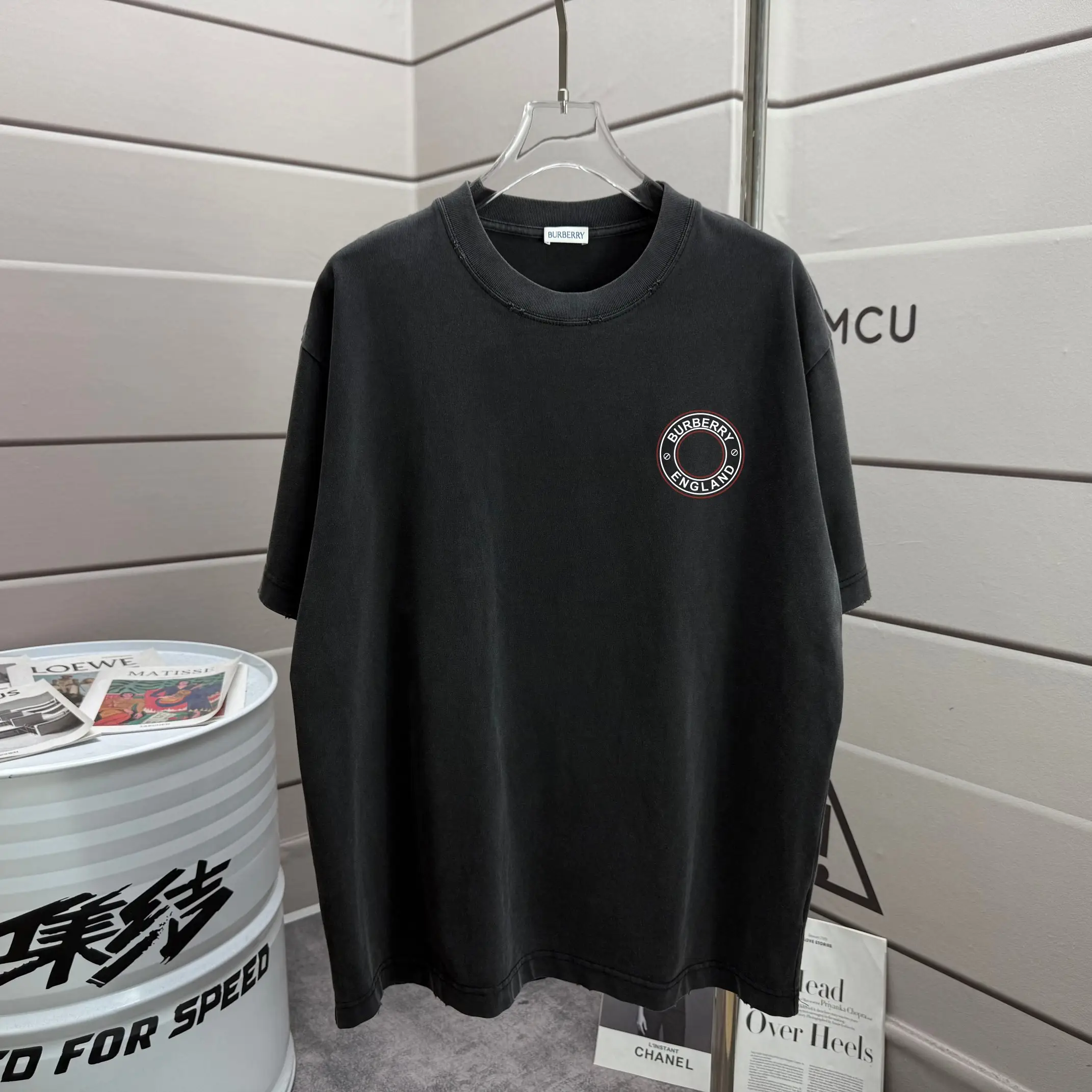 Logo Graphic Washed Cotton T-Shirt D14012550