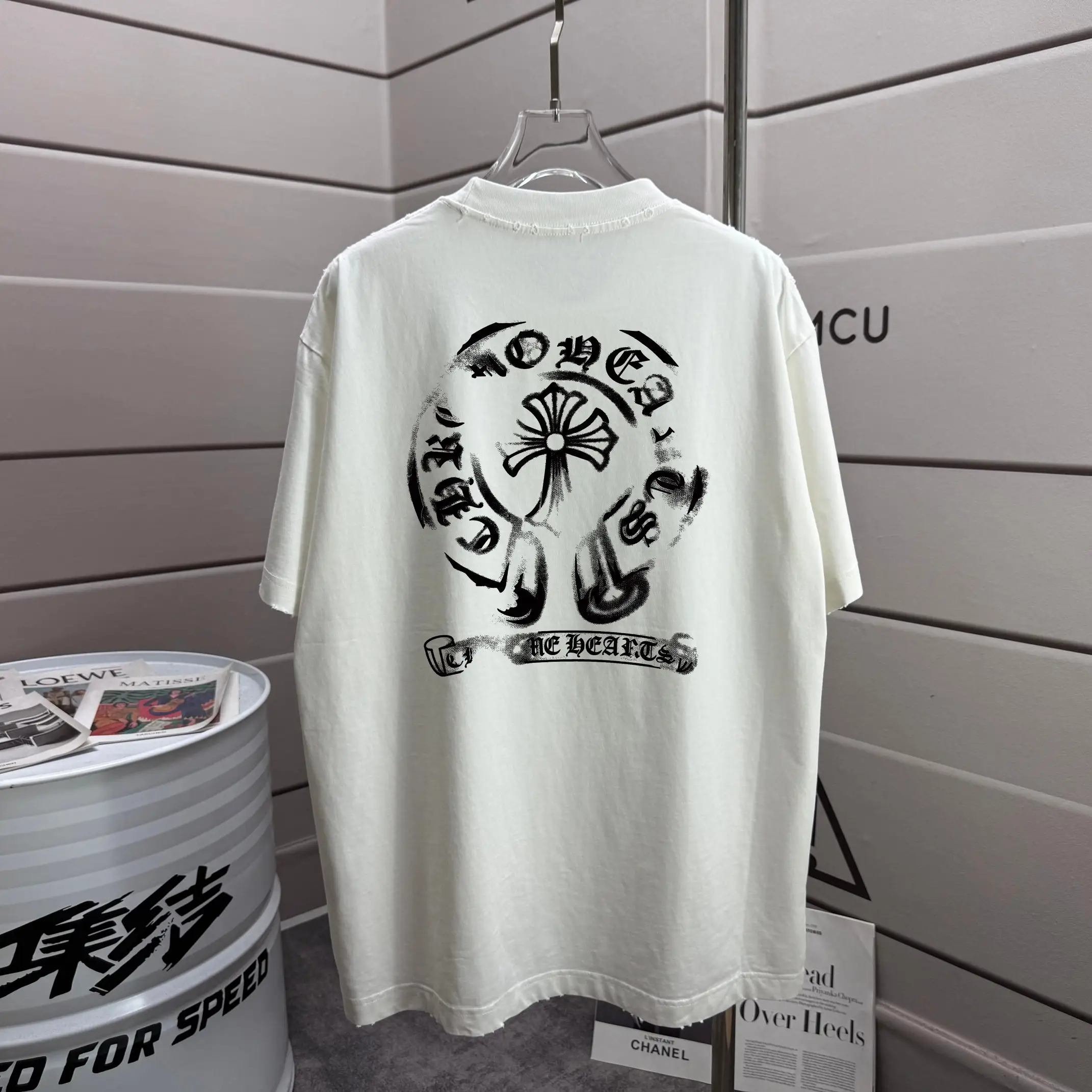 Logo Graphic Washed Cotton T-Shirt D14015612