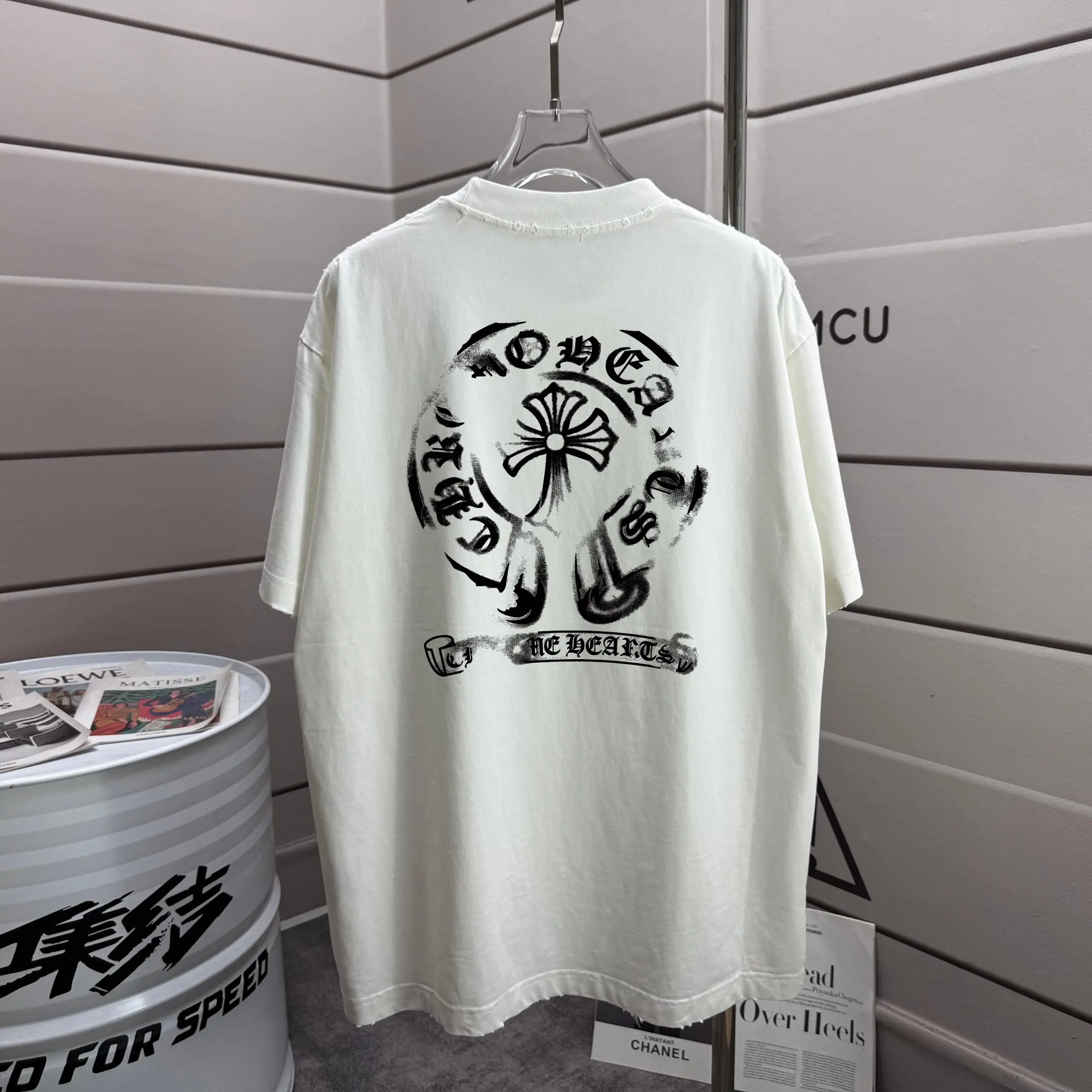 Logo Graphic Washed Cotton T-Shirt D14015612
