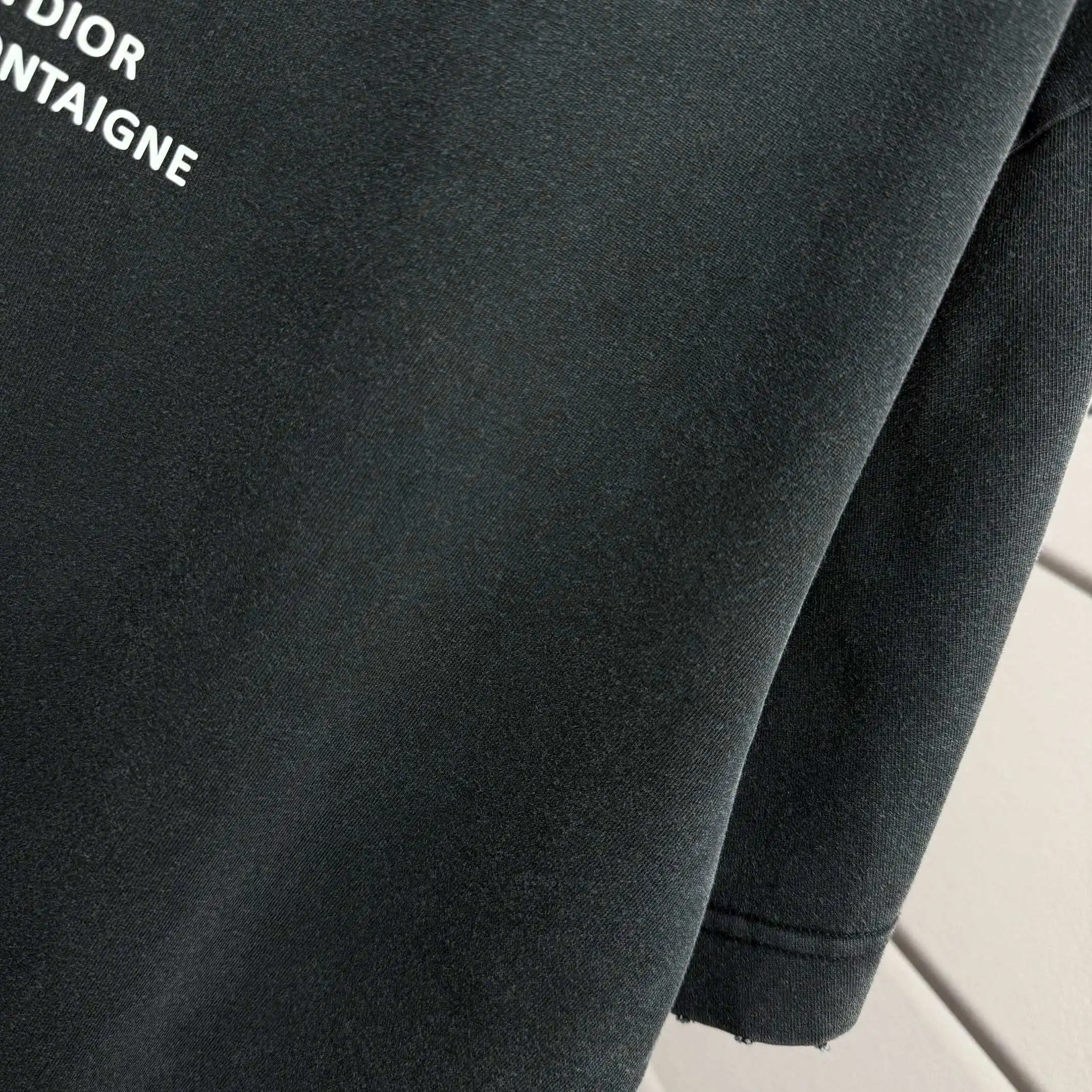 Logo Print Washed Cotton T-Shirt D14015532 — view 6
