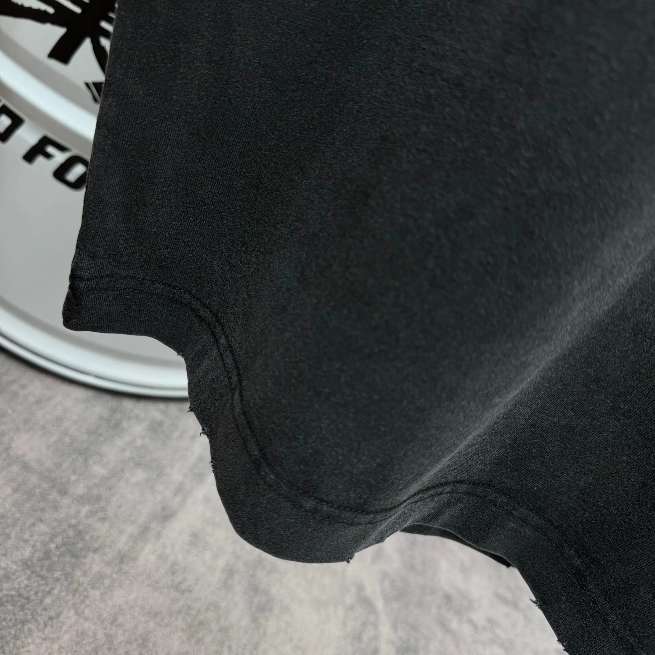 Logo Print Washed Cotton T-Shirt D14015532 — view 9