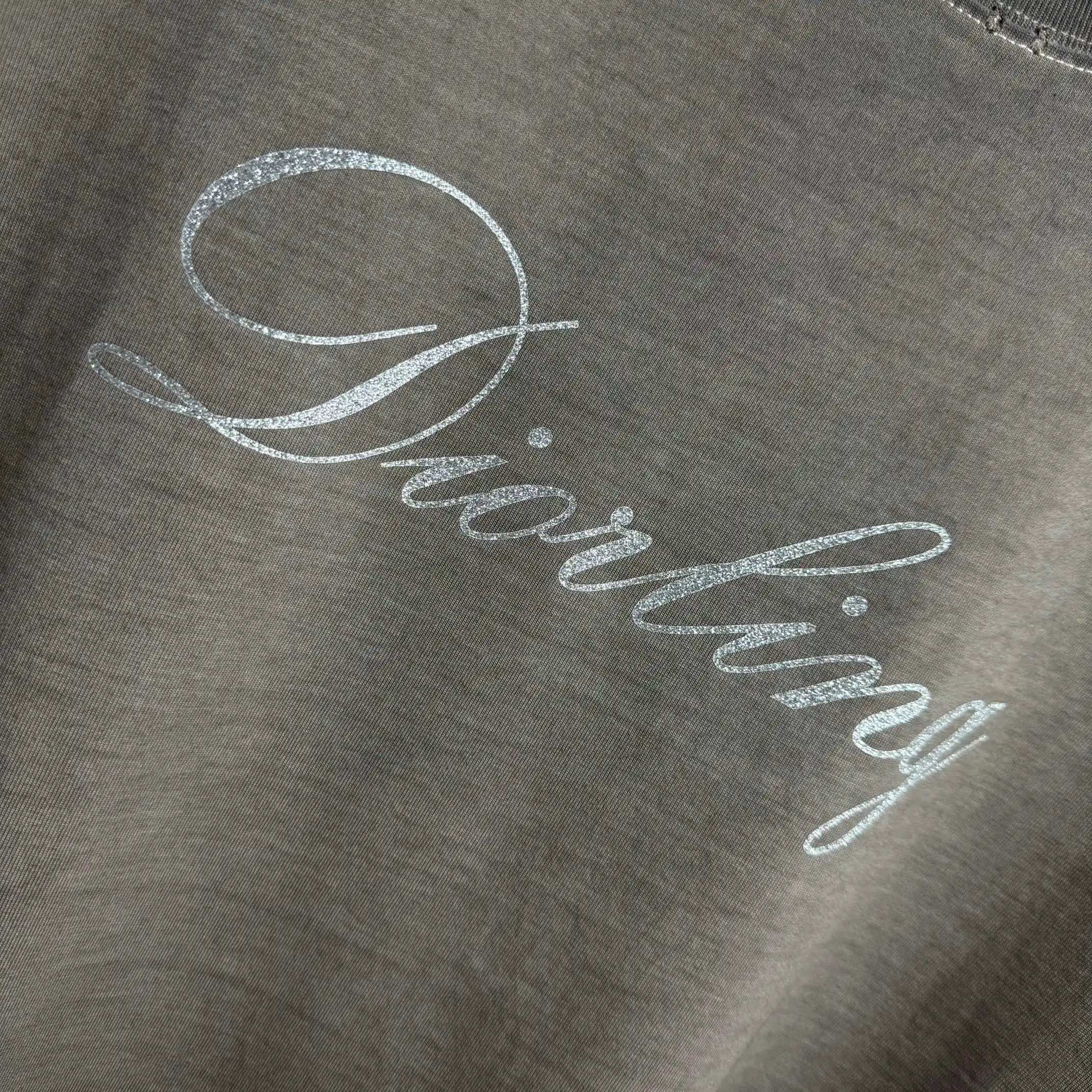 Diorling Logo Distressed Cotton T-Shirt D14012537 — view 5