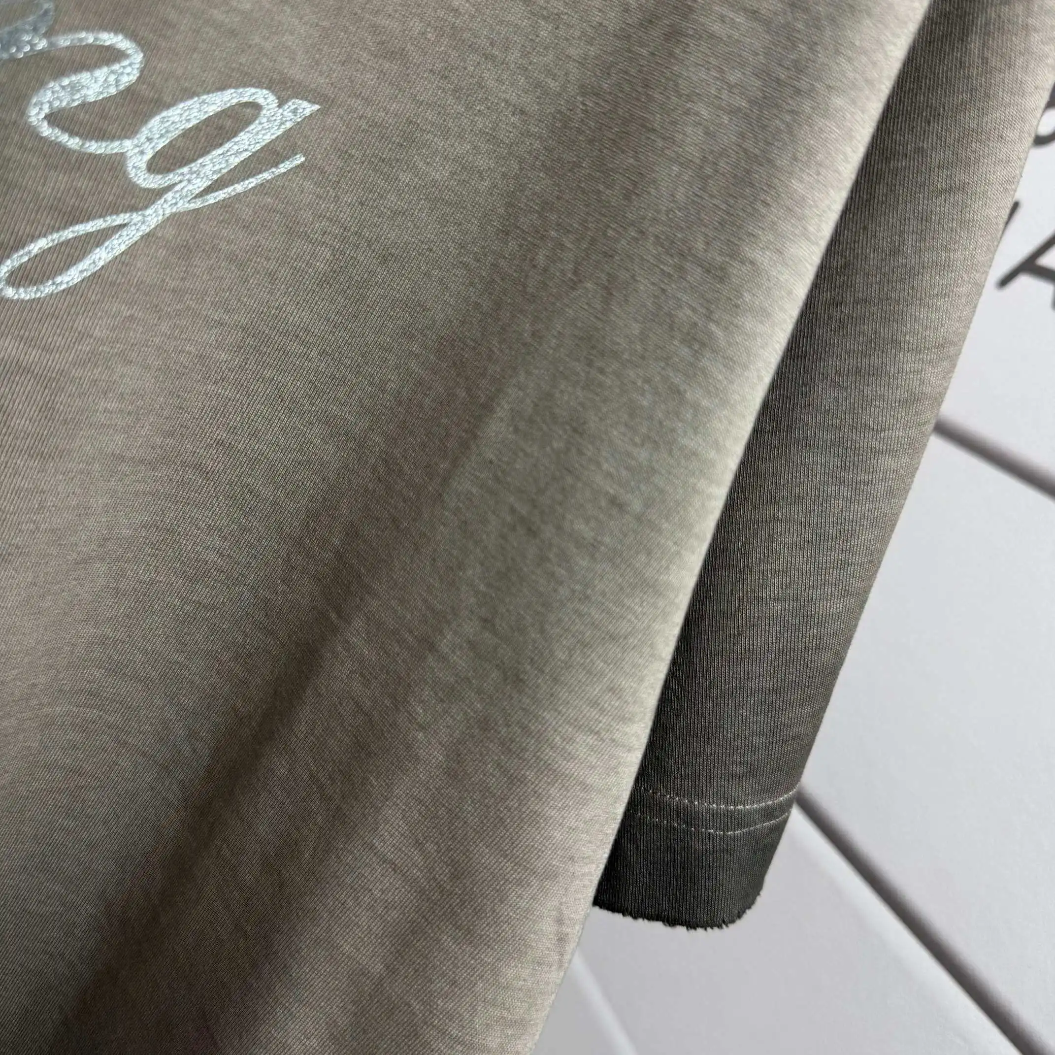 Diorling Logo Distressed Cotton T-Shirt D14012537 — view 6
