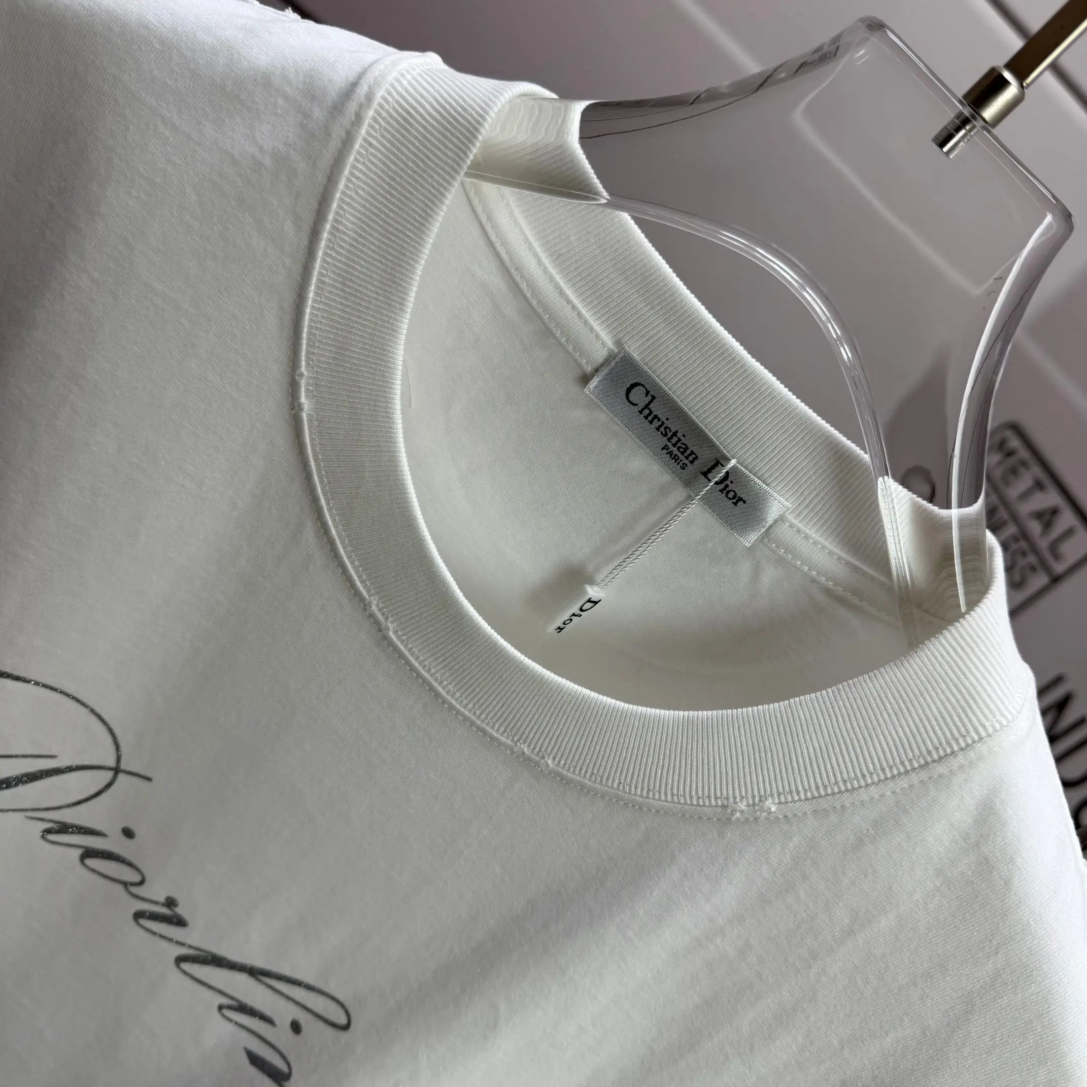 Diorling Logo Print Cotton T-Shirt D14012534 — view 3