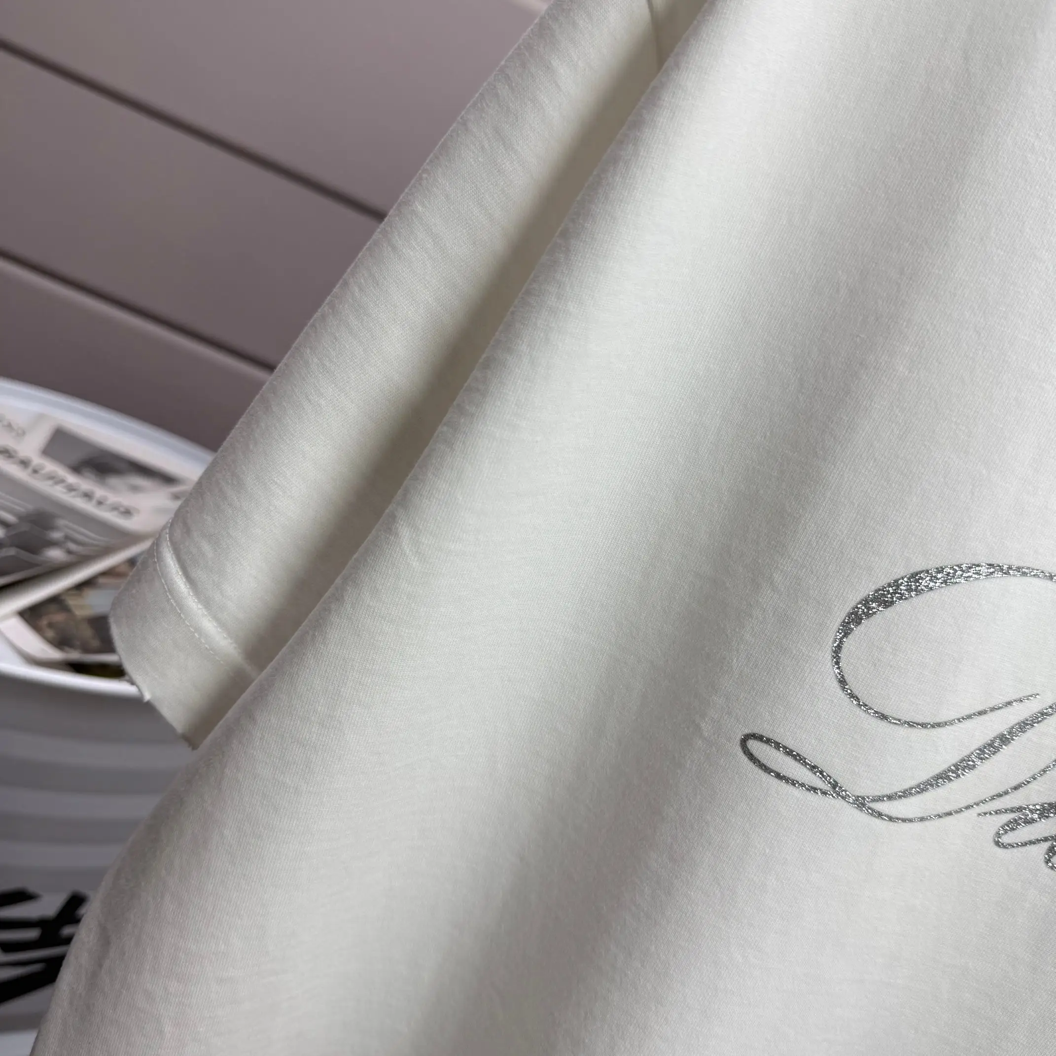 Diorling Logo Print Cotton T-Shirt D14012534 — view 4