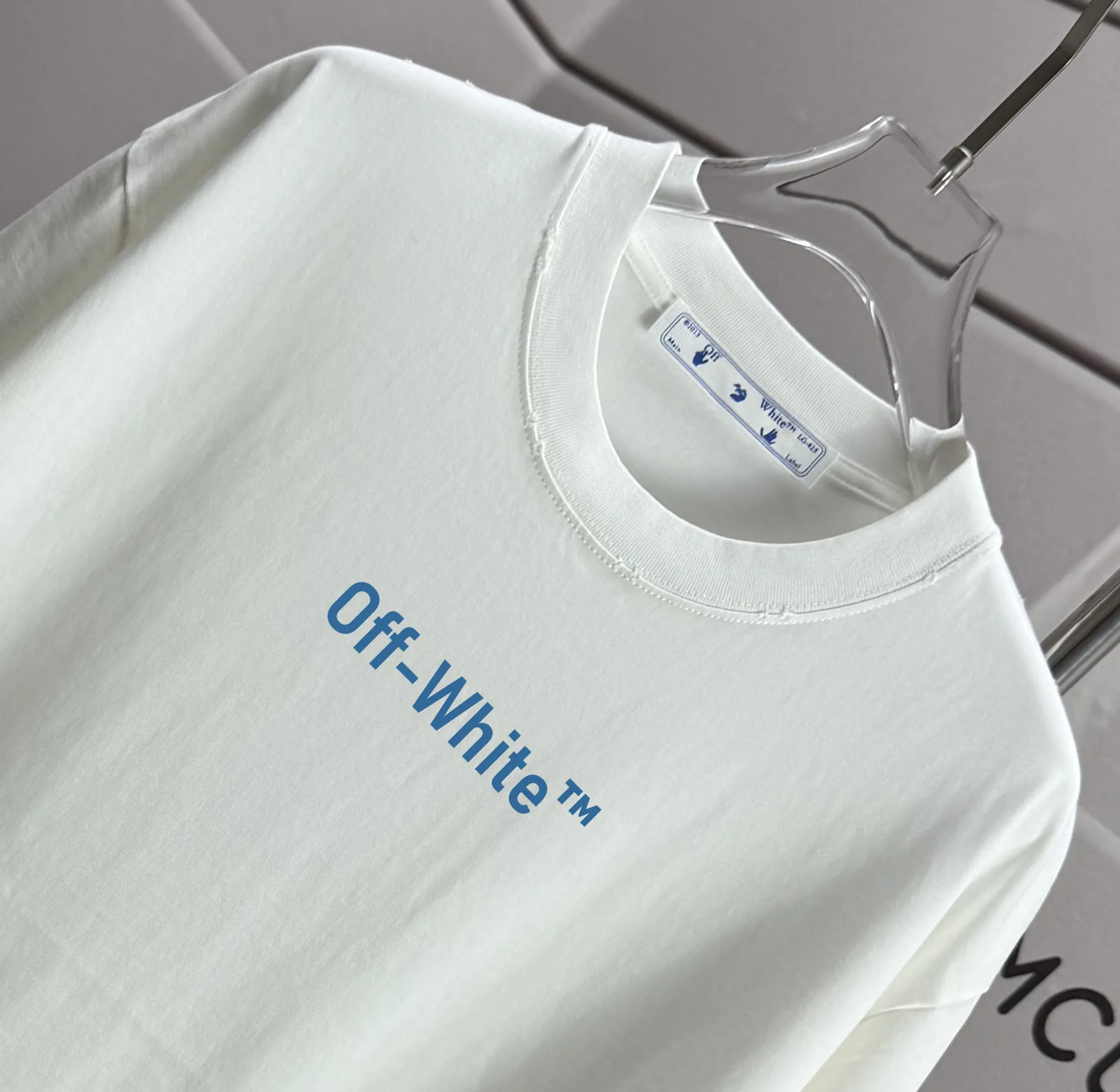 Arrows Logo Distressed Cotton T-Shirt D14015628 — view 3