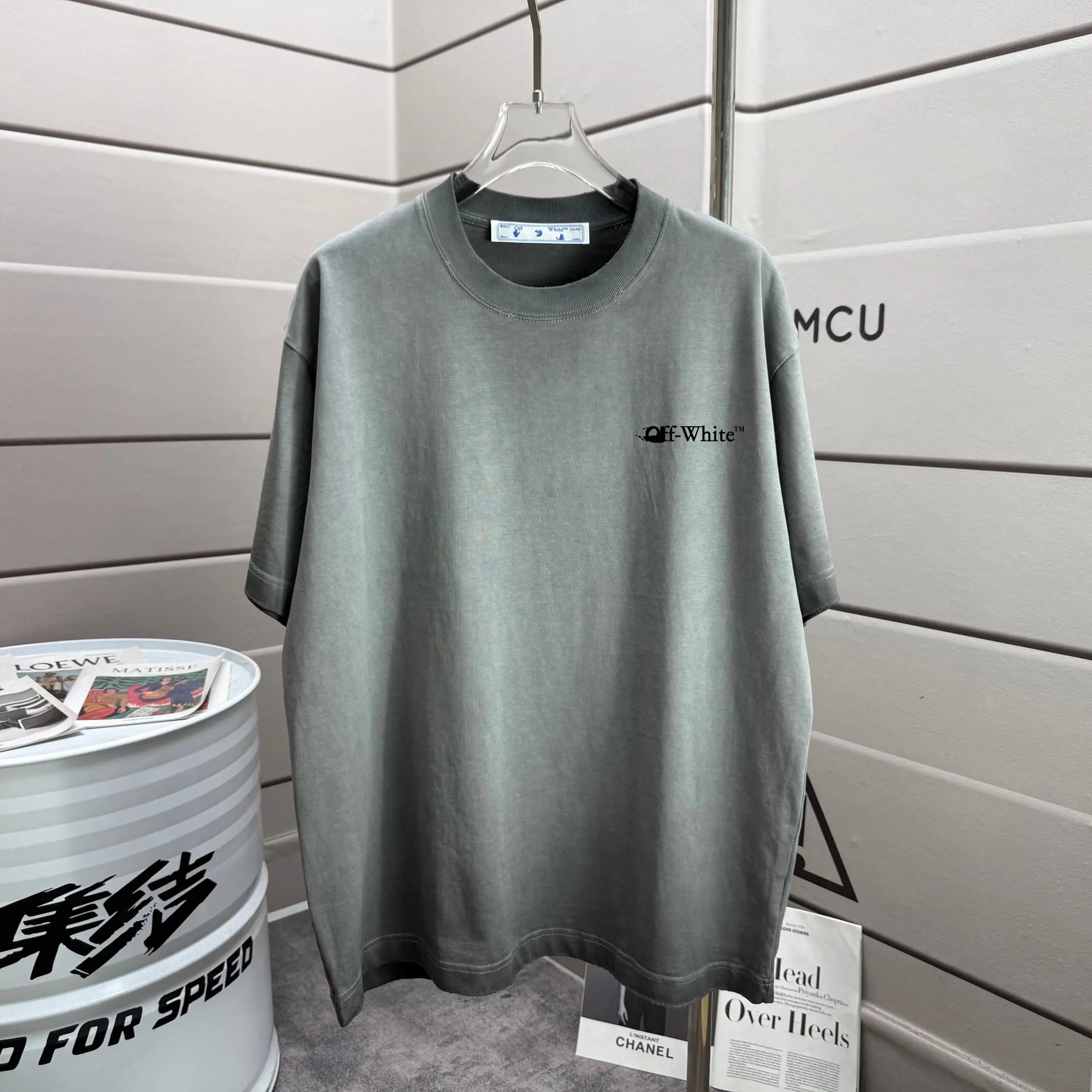Distressed Arrows Logo Cotton T-Shirt D14012583 — view 2