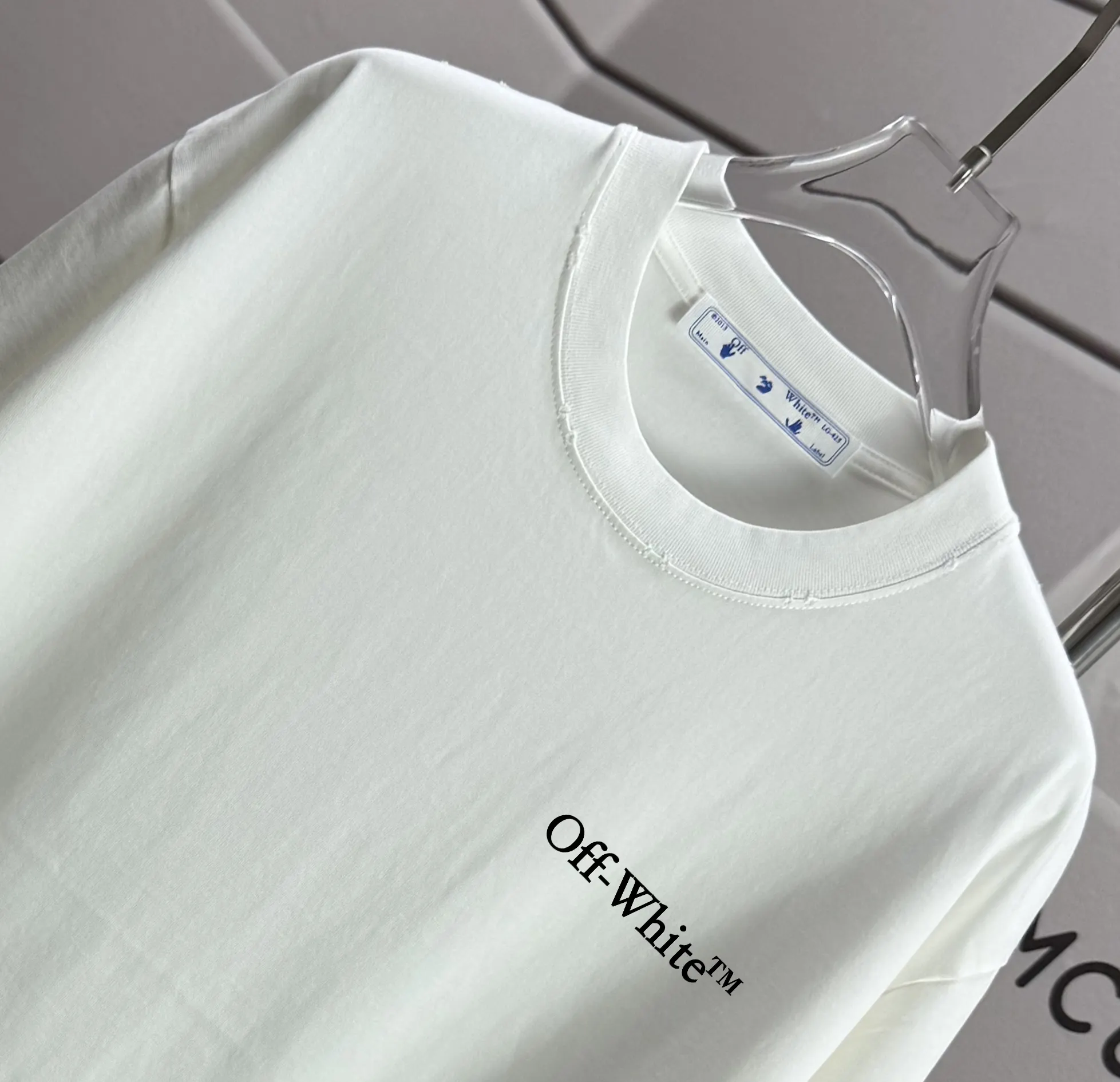 Arrows Logo Distressed Cotton T-Shirt D14015558 — view 3