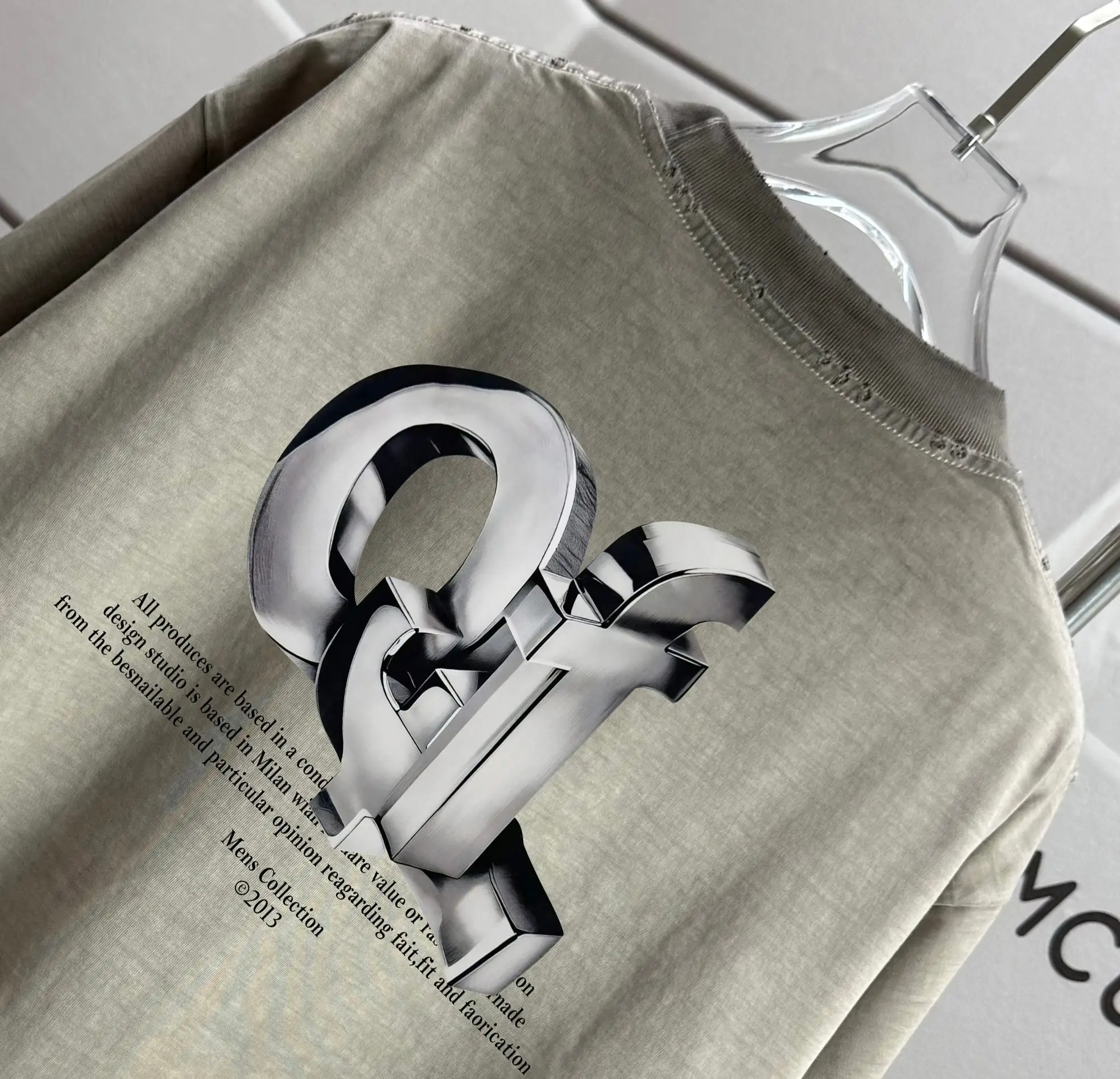 Off-White Distressed Washed Cotton T-Shirt D14015565 — view 3