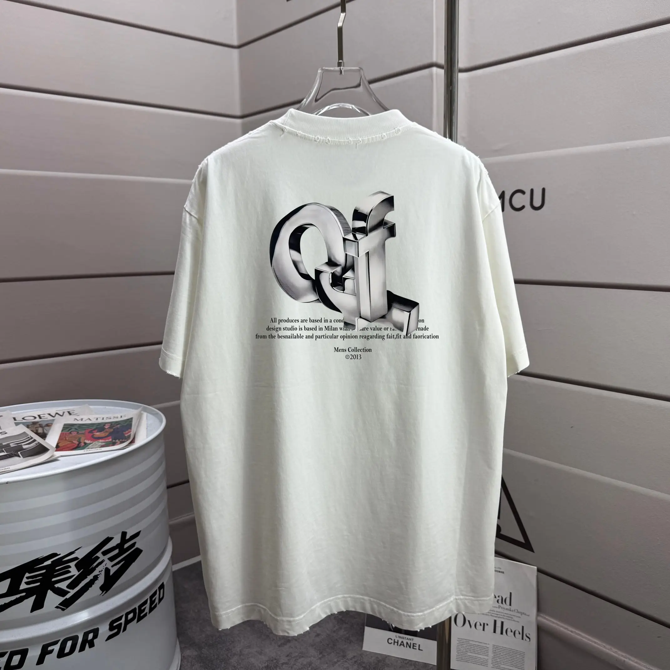 Distressed Graphic Logo T-Shirt D14015562