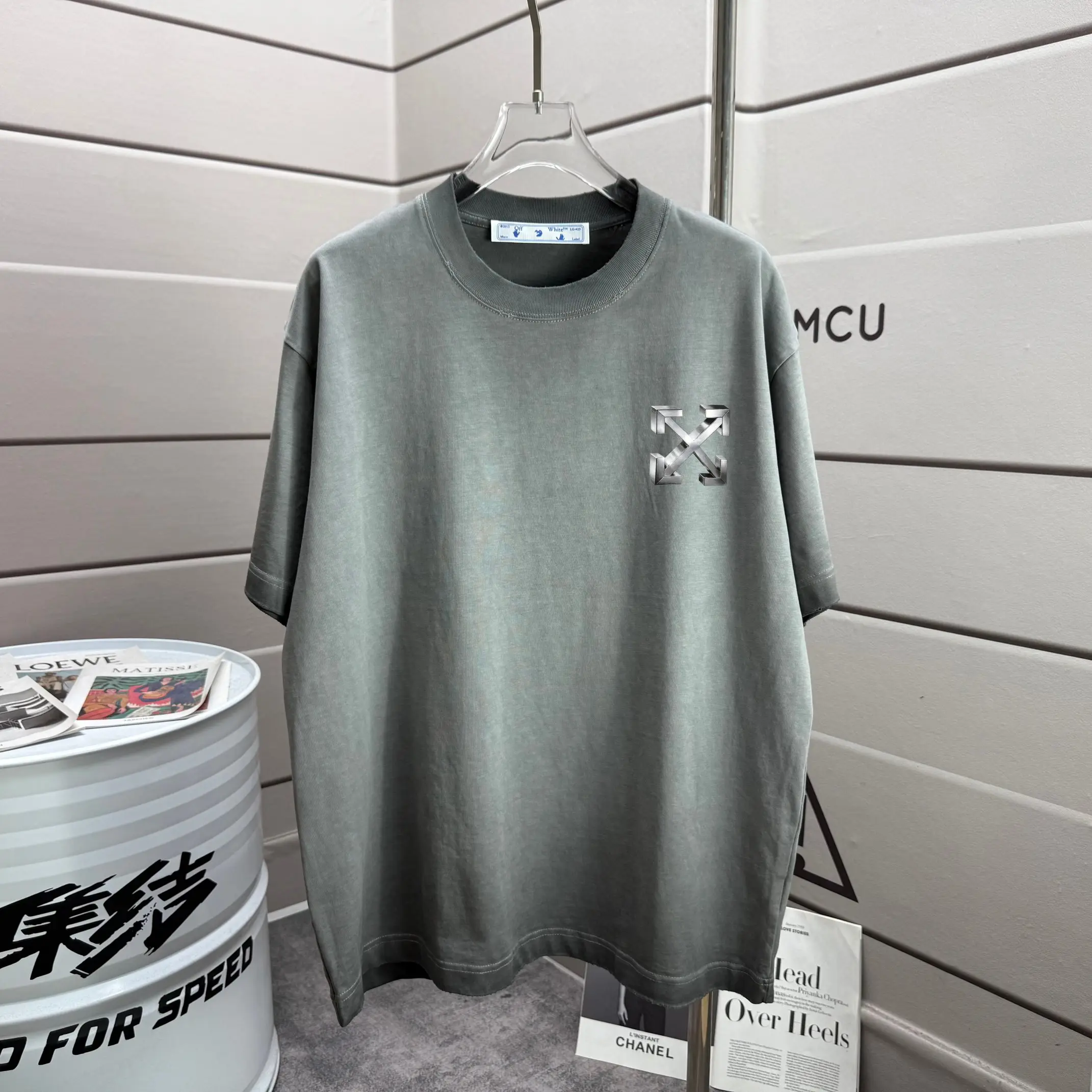 Logo Graphic Washed Cotton T-Shirt D14015564 — view 2