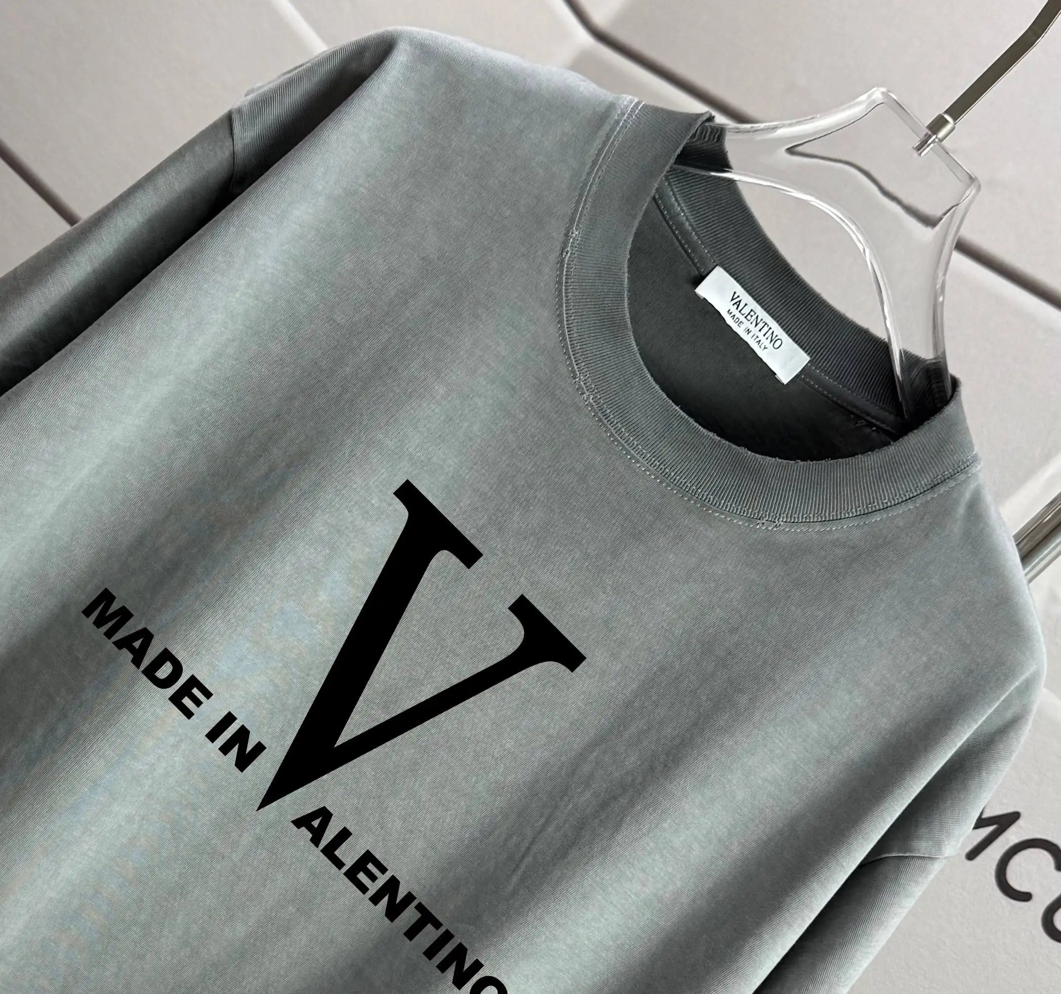 Logo Print Washed Cotton T-Shirt D14015625 — view 3