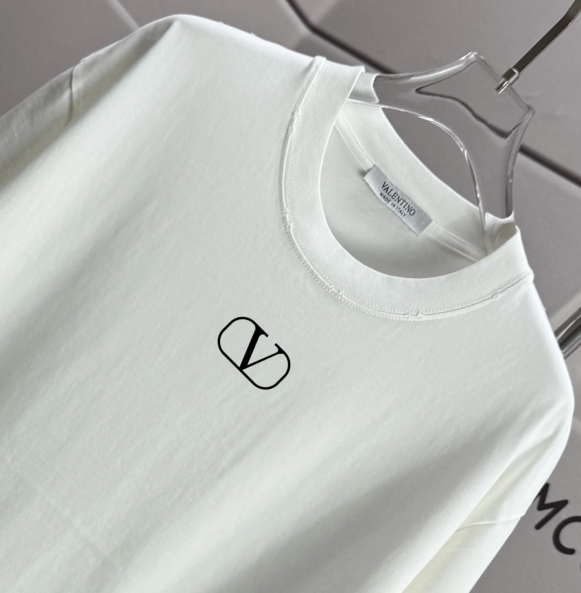 Distressed Logo Print Cotton T-Shirt D14015620 — view 3