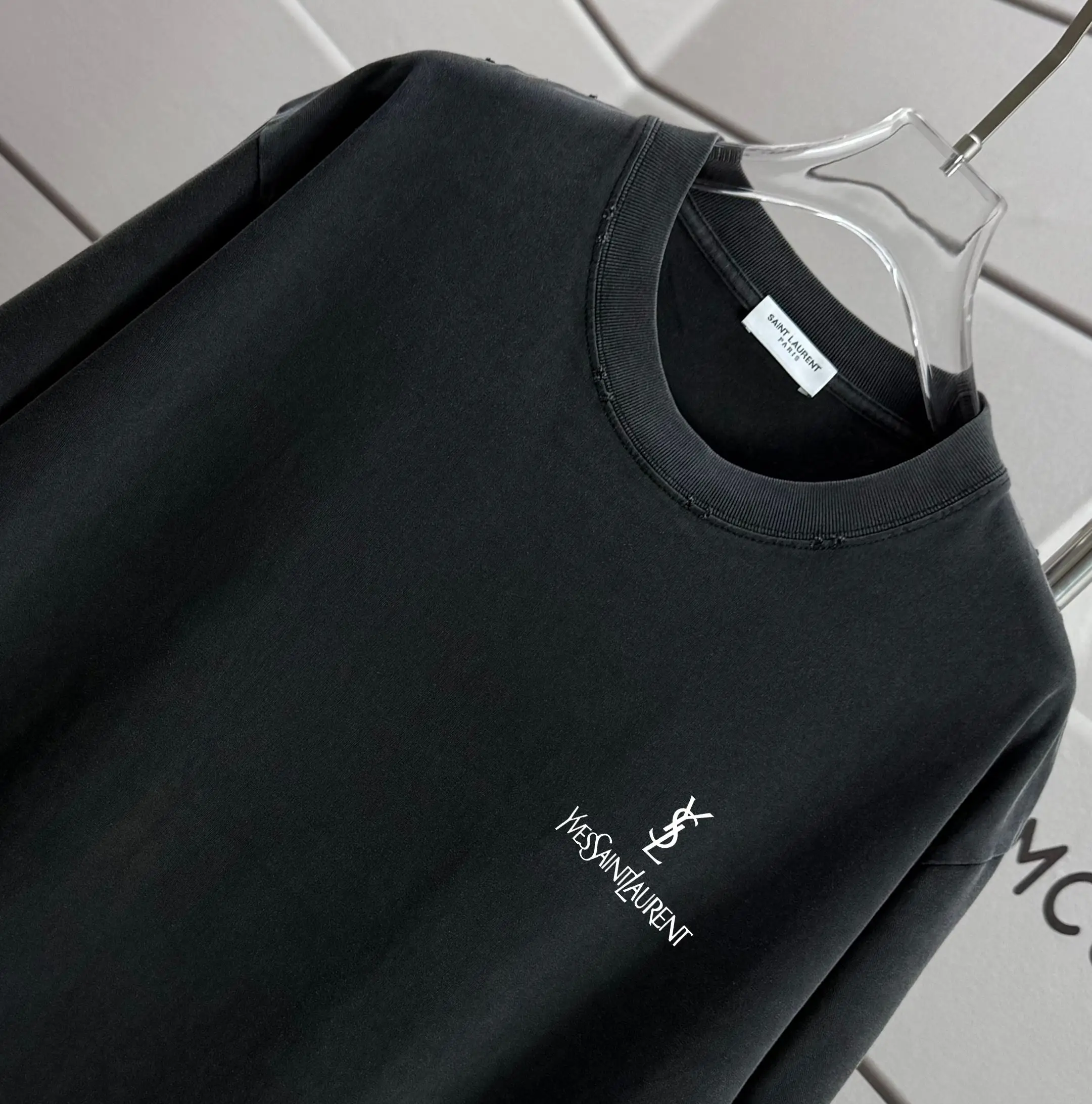 Logo Print Washed Cotton T-Shirt D14015615 — view 3
