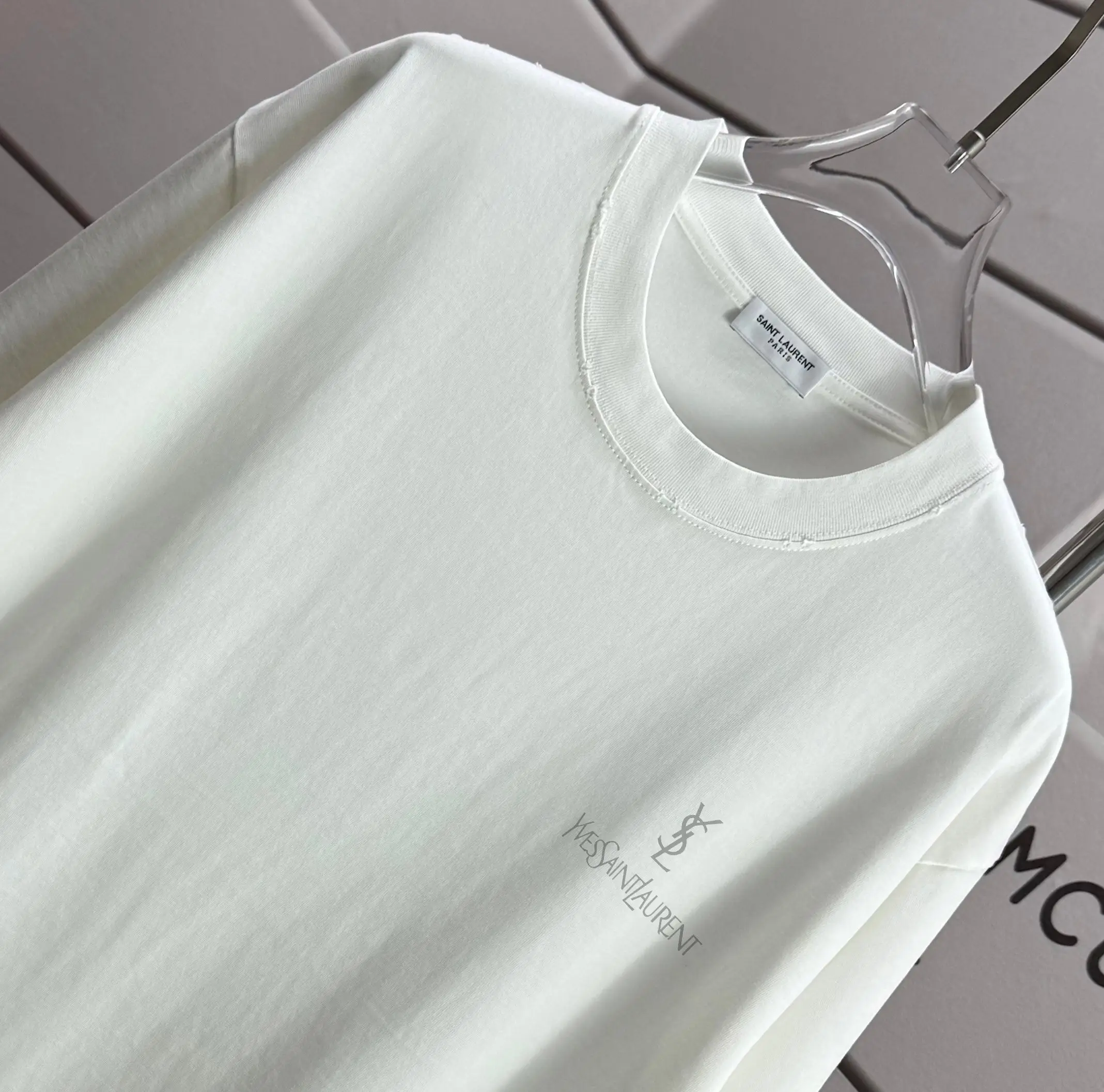 Distressed Logo-Print Cotton T-Shirt D14015616 — view 3