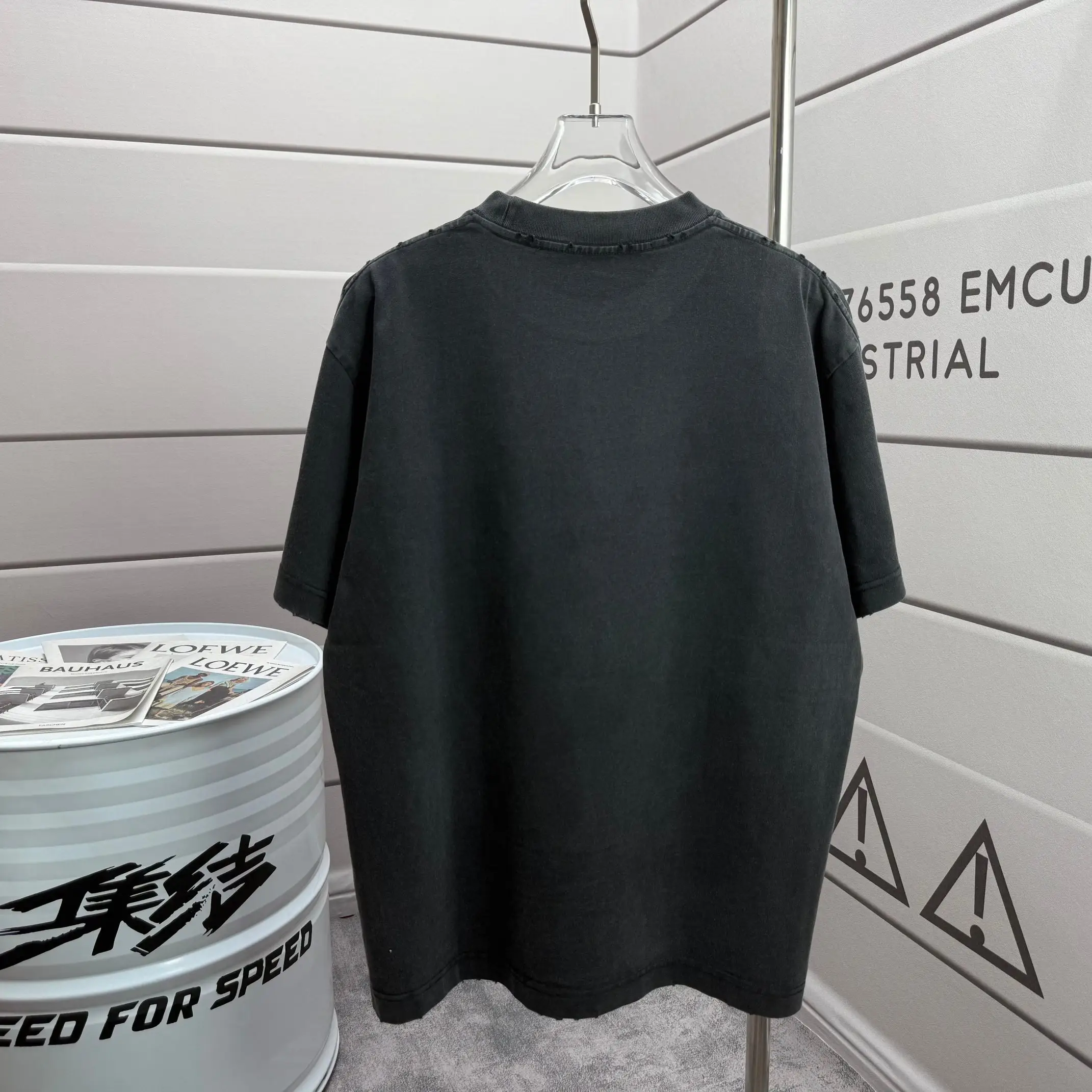 Logo Print Washed Cotton T-Shirt D14515506 — view 2